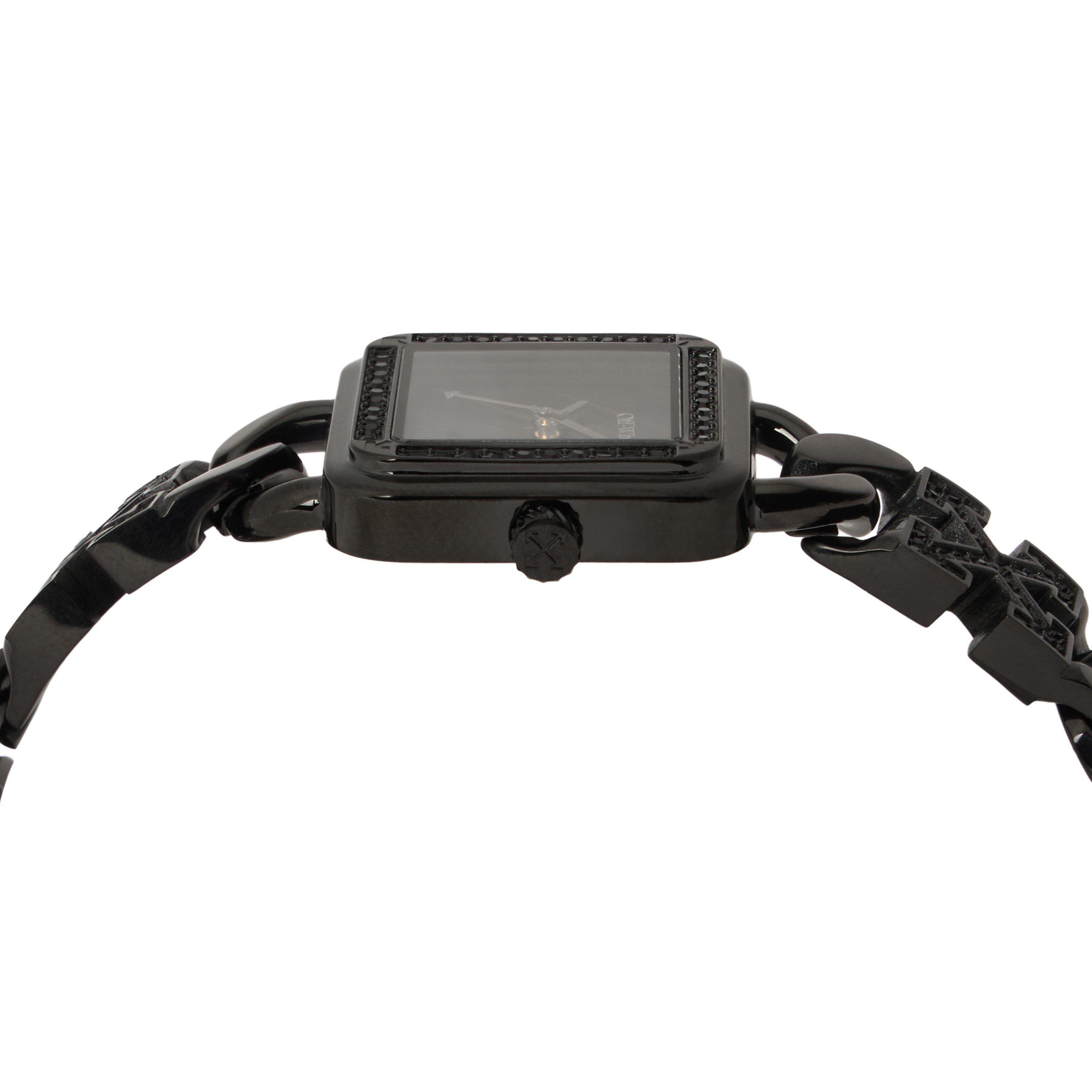 Black - Off White - Street Bling Watch - 3