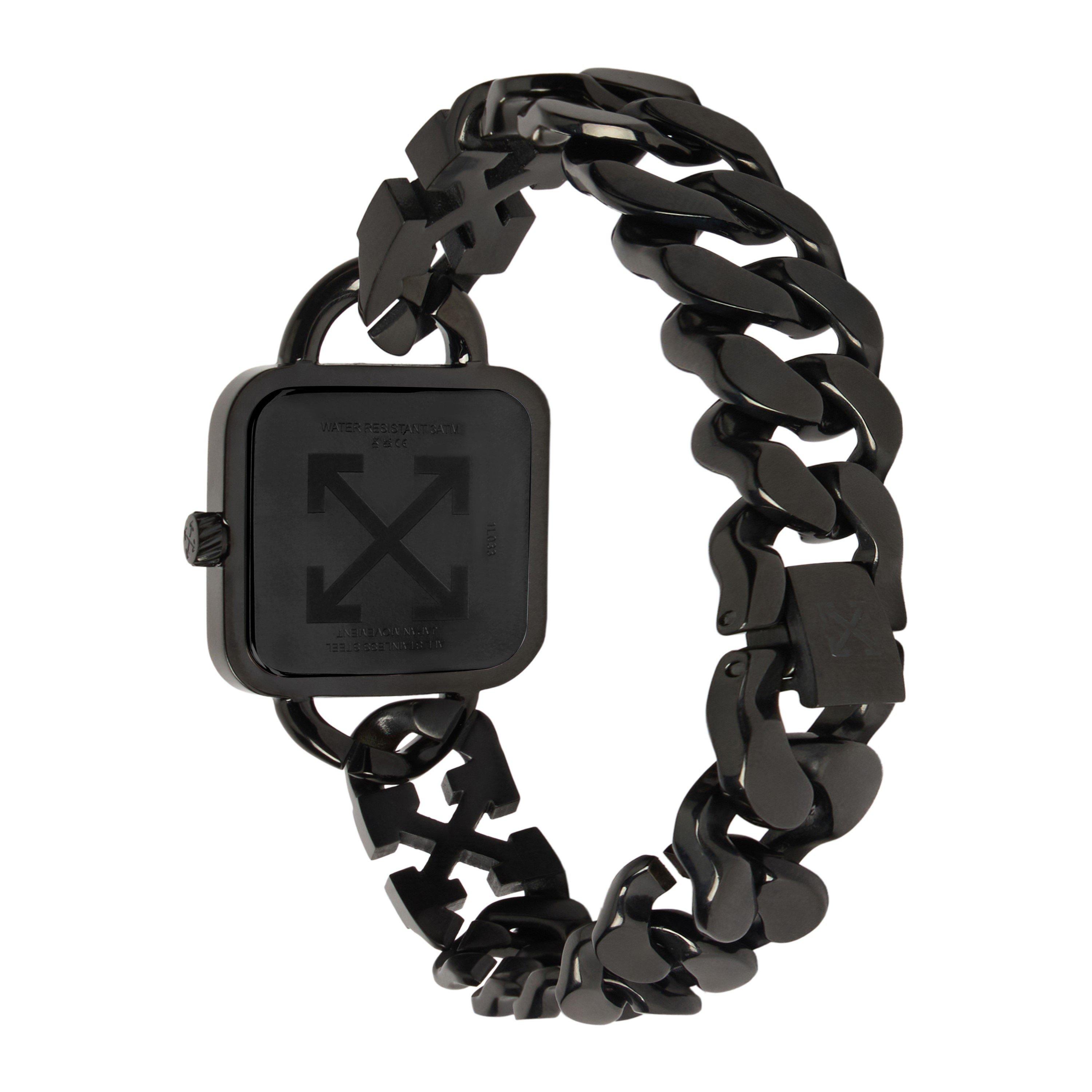 Black - Off White - Street Bling Watch - 4
