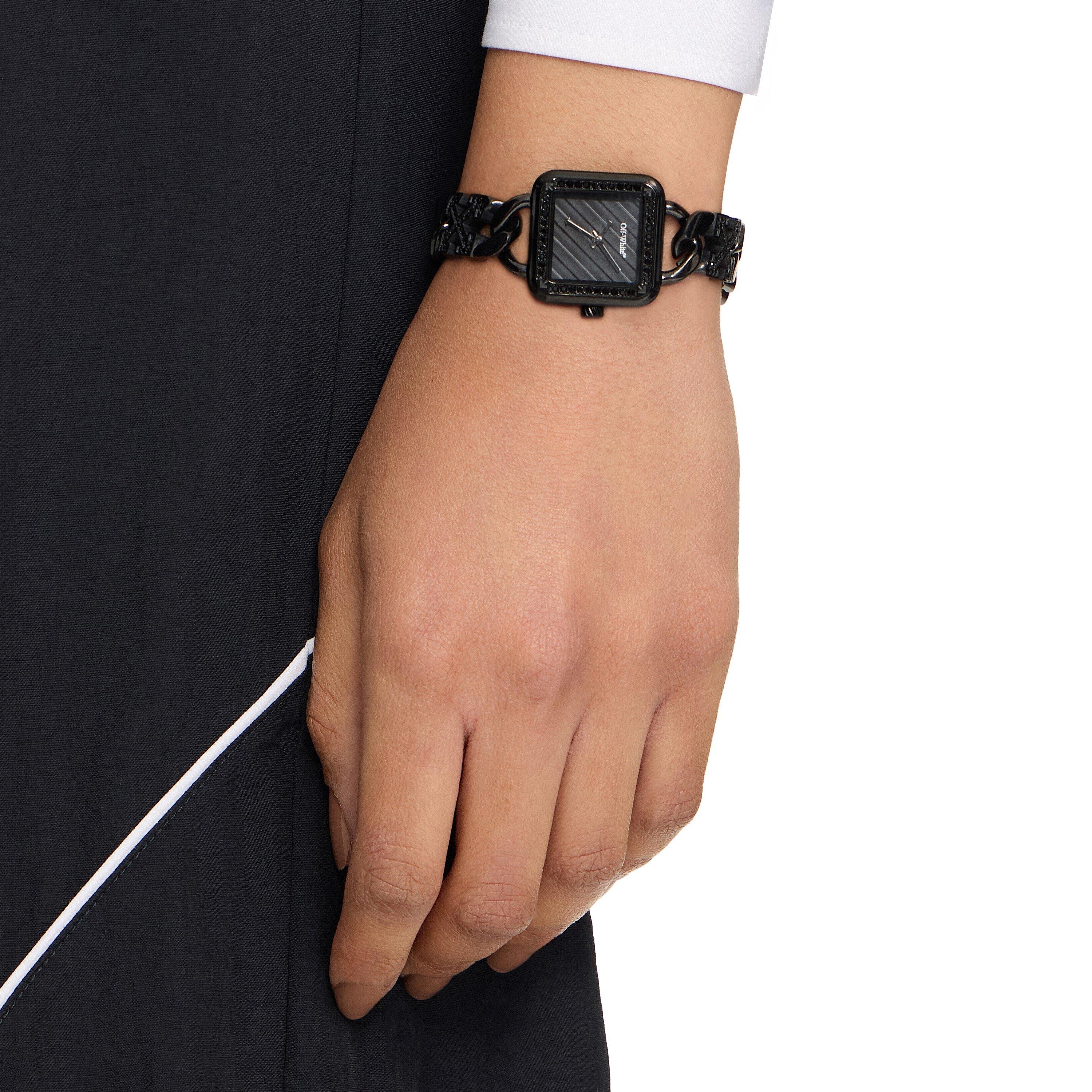 Black - Off White - Street Bling Watch - 5
