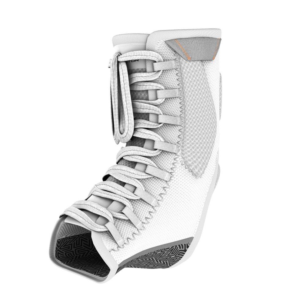 White - Shock Doctor - Adults Ultra Gel Lace Ankle Support