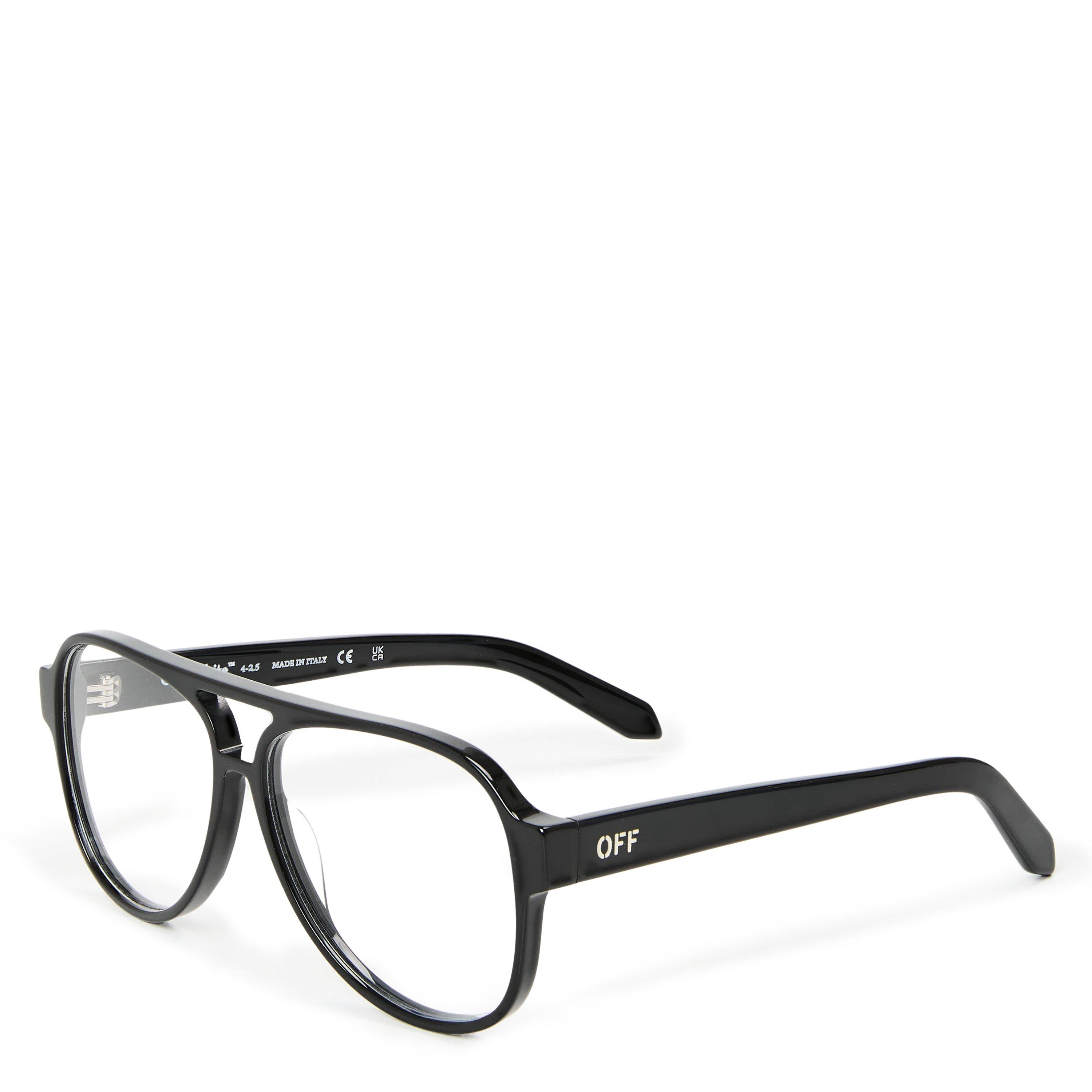 Off White  8G Style Round Sunglasses - Black