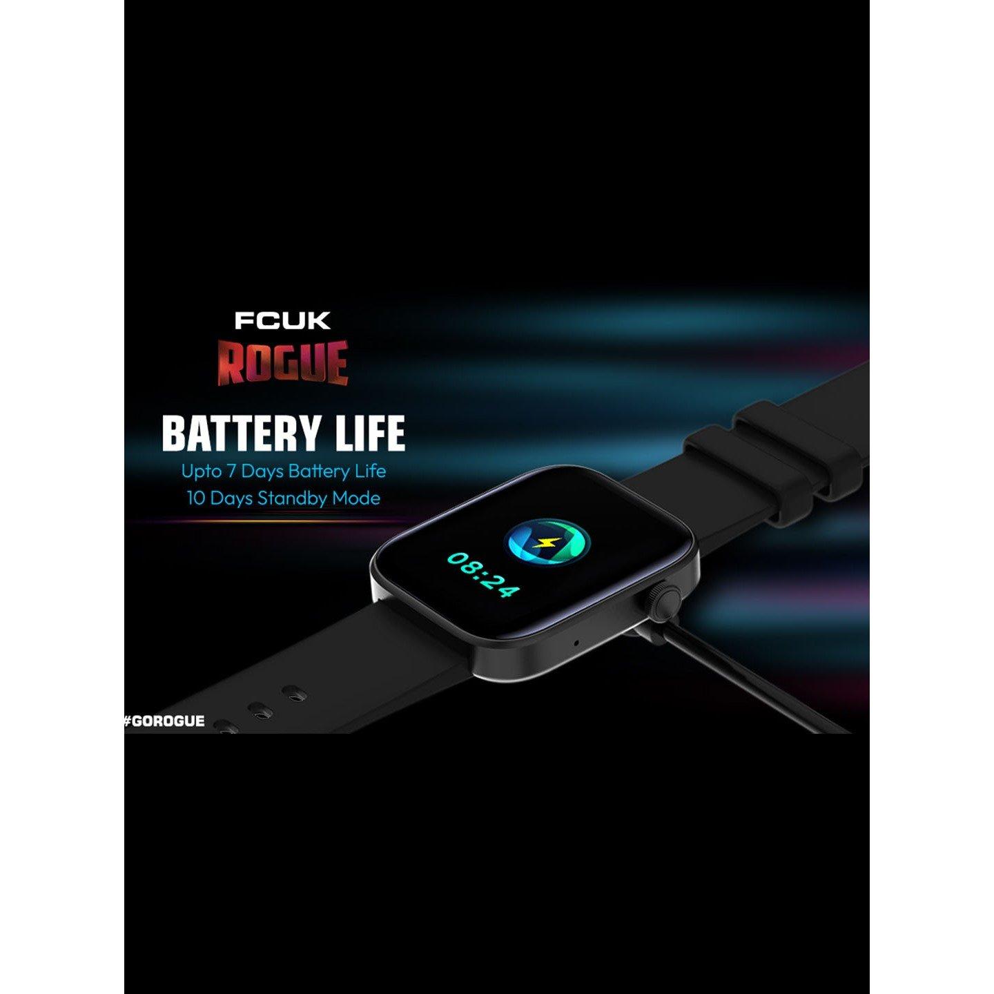 Black - FCUK - Digital Unisexs Watch - 8