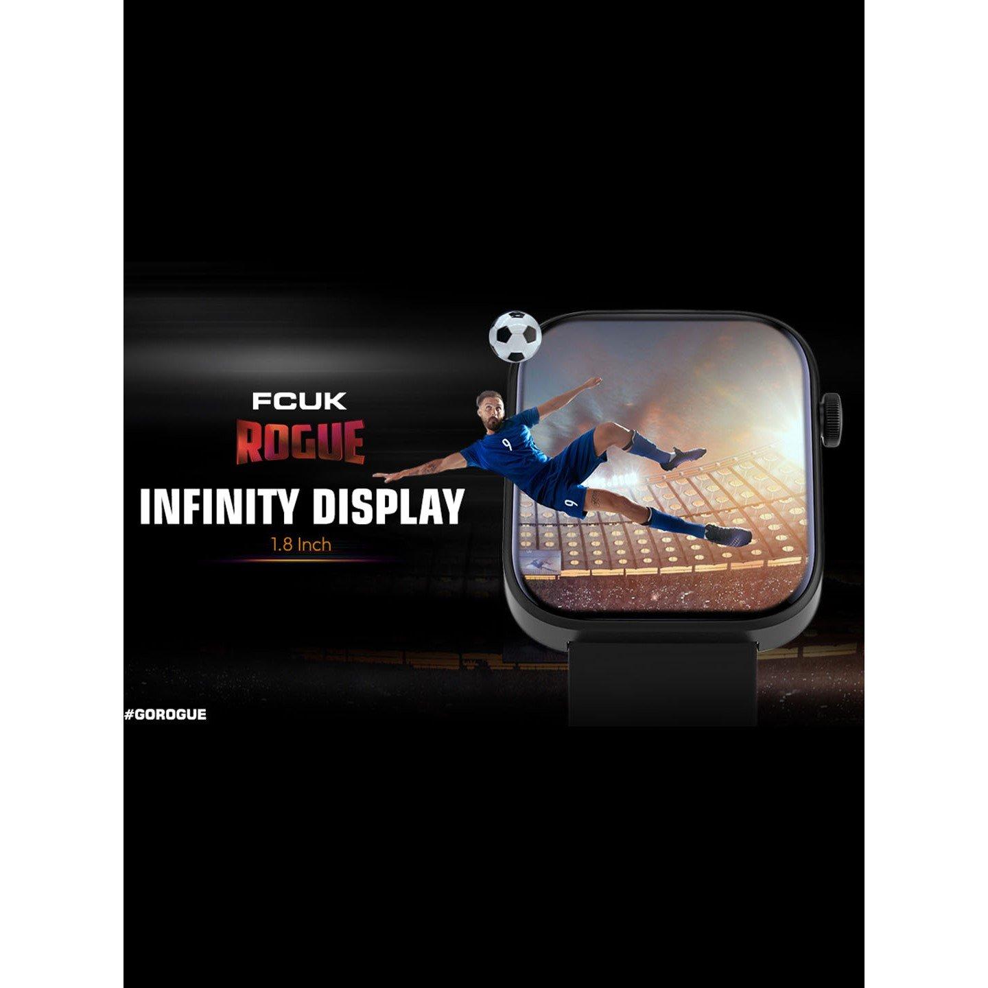 Black - FCUK - Digital Unisexs Watch - 9