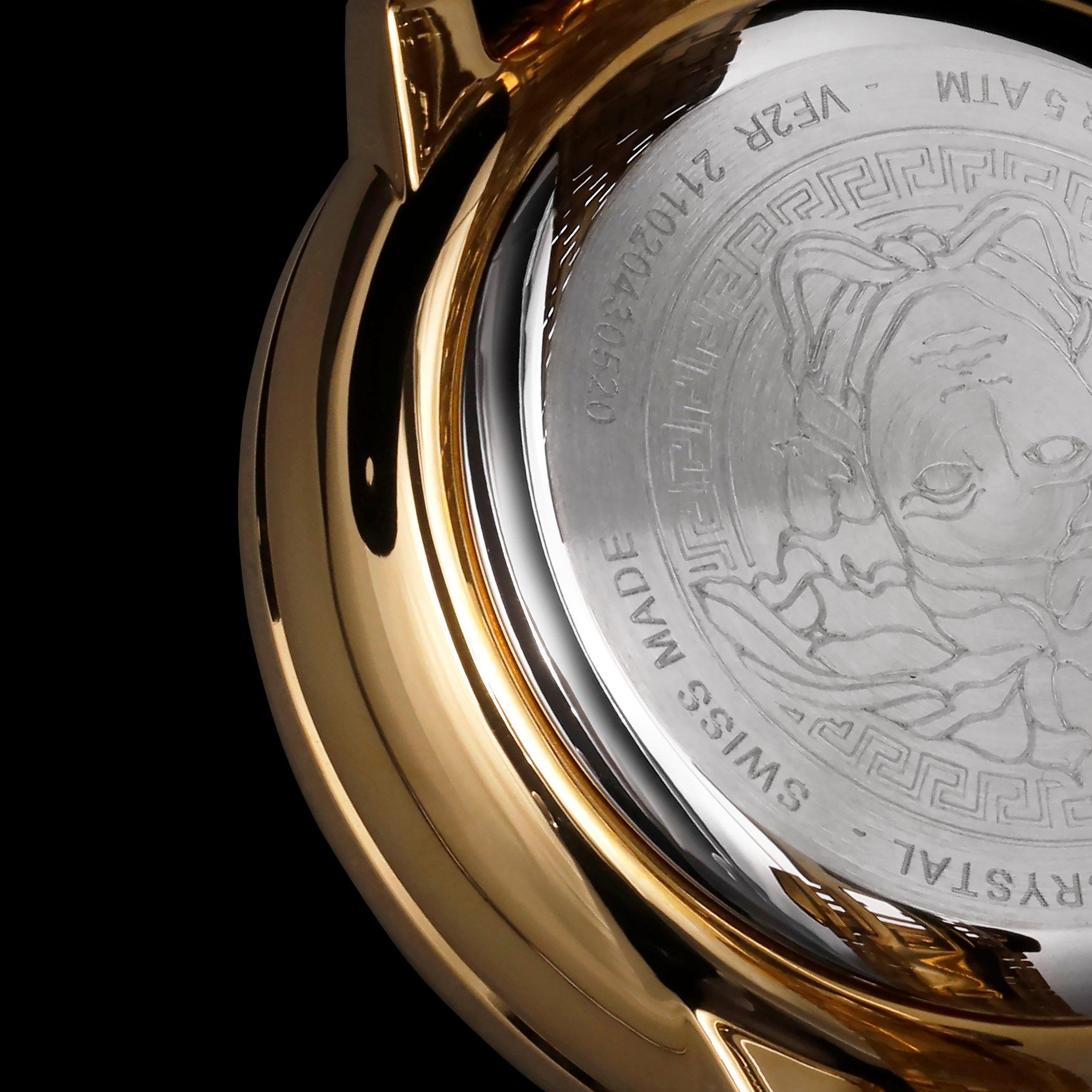 Gold/Black - Versace - Women's Medusa Analogue Quartz Watches - 12