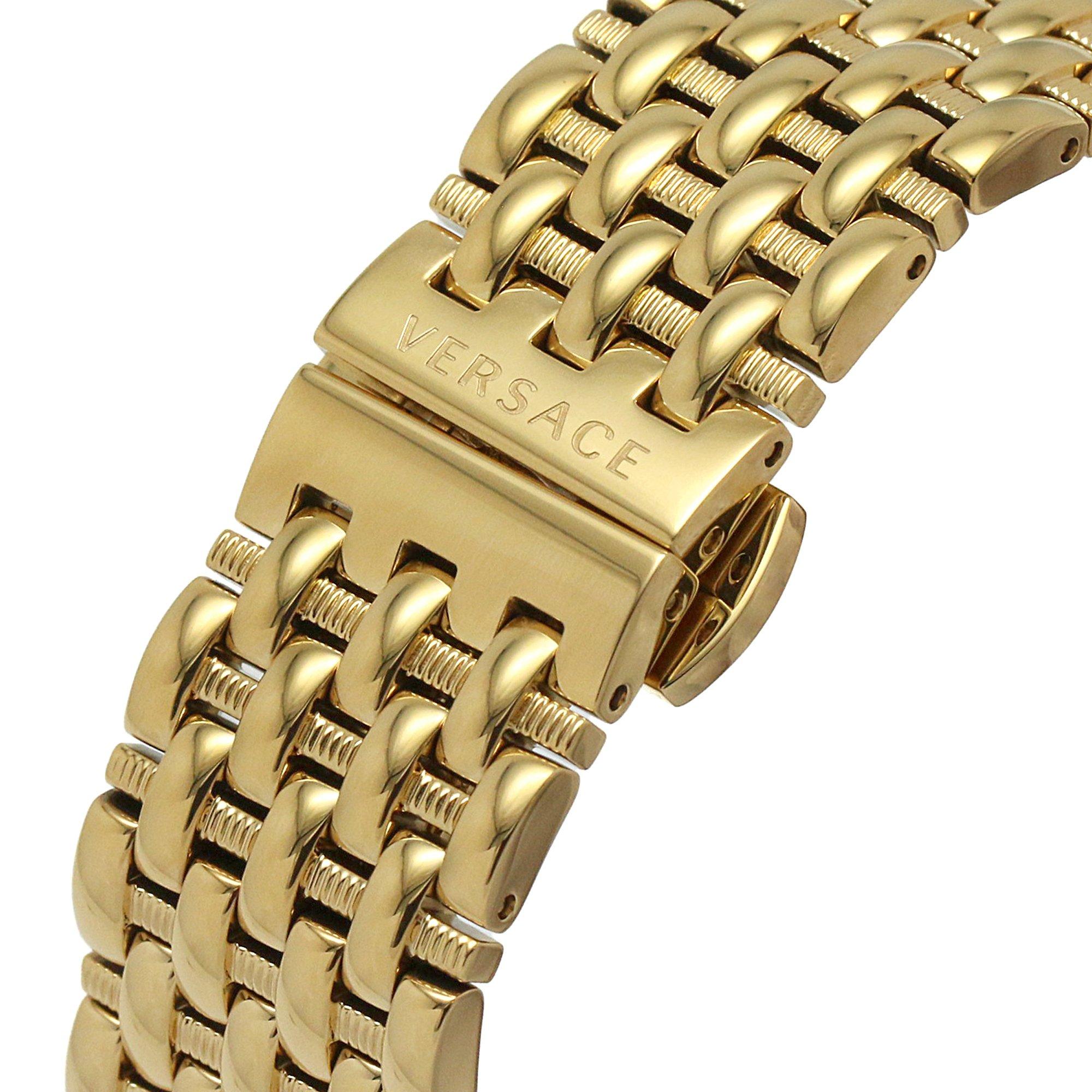Gold/Black - Versace - Women's Medusa Analogue Quartz Watches - 7