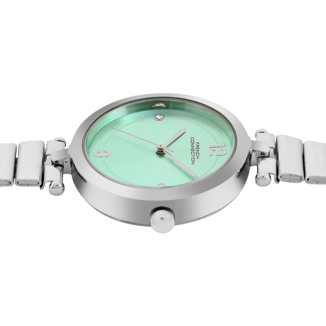 Mint - French Connection - French Connection Silver Case Round Shape Silver Strap Quartz Watch - 3