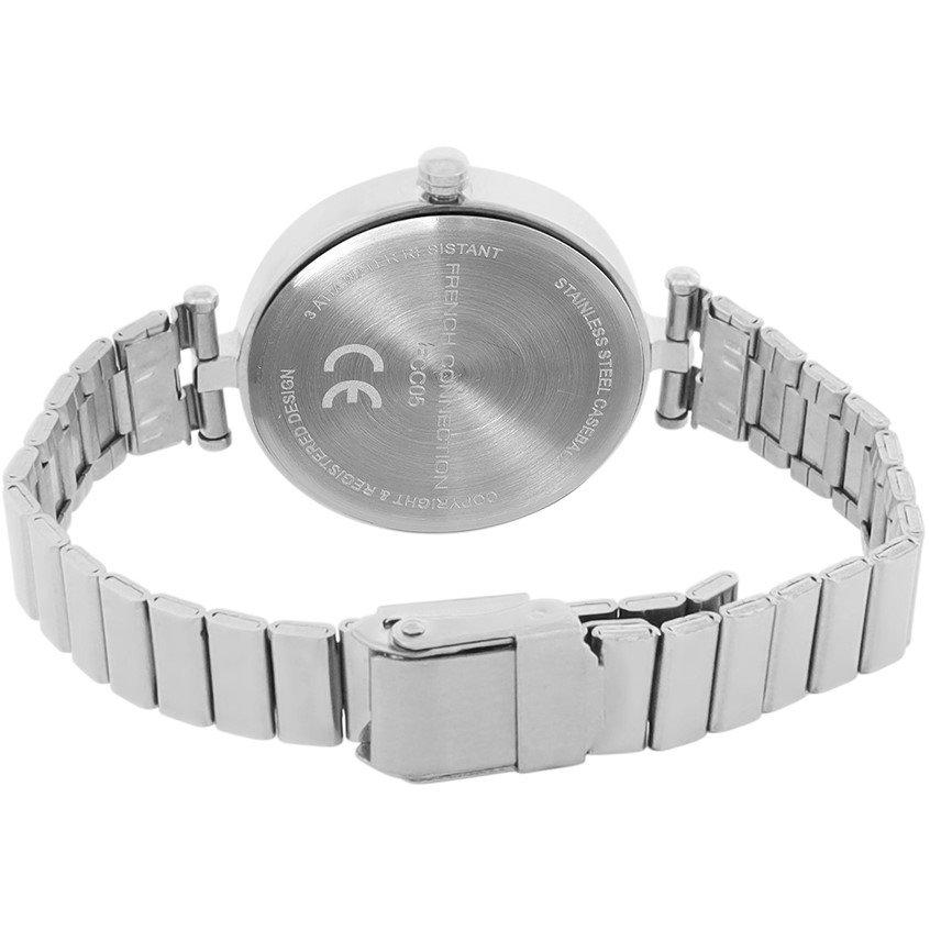 Mint - French Connection - French Connection Silver Case Round Shape Silver Strap Quartz Watch - 4