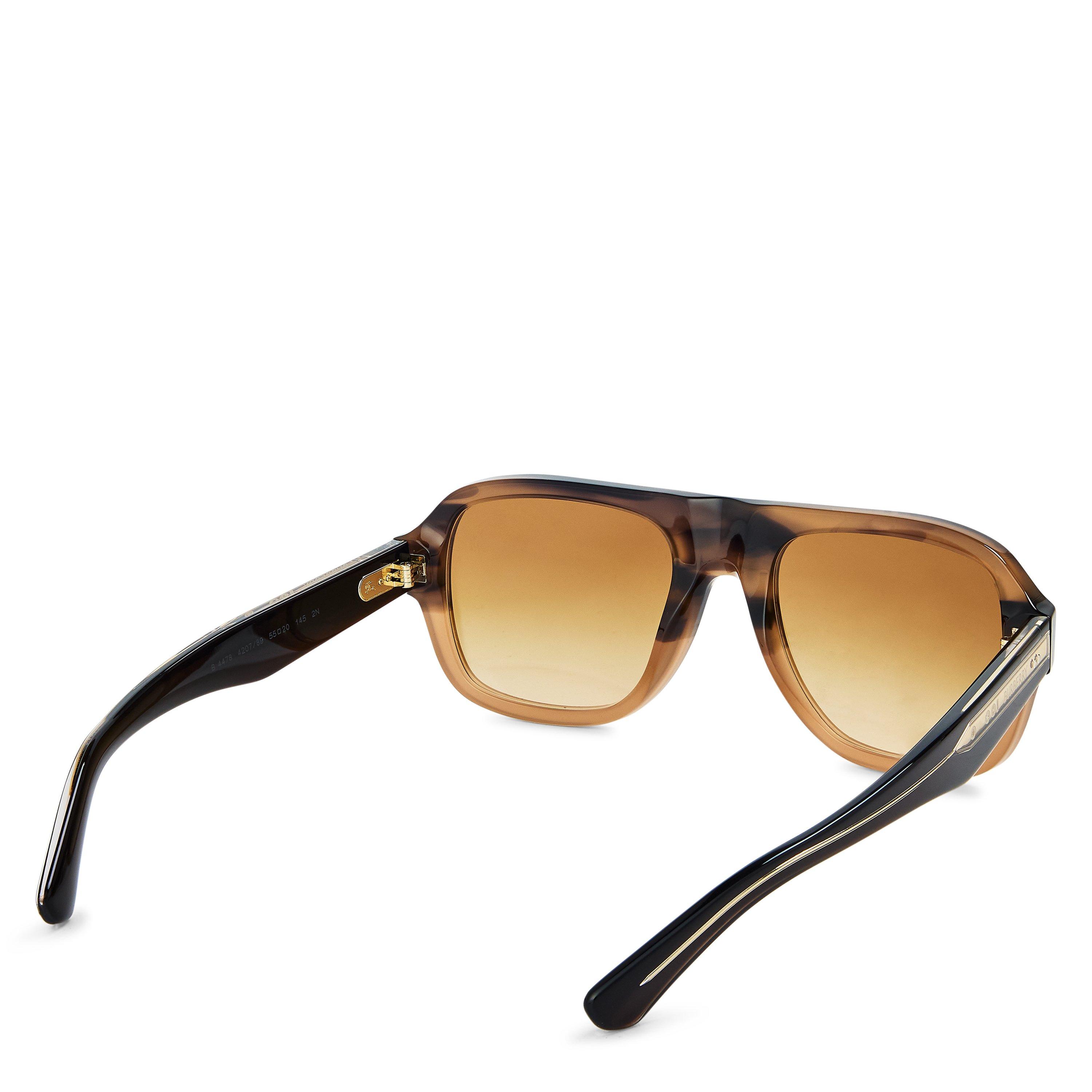 Beige - Burberry - Men's 0BE4478 Aviator Sunglasses - 2