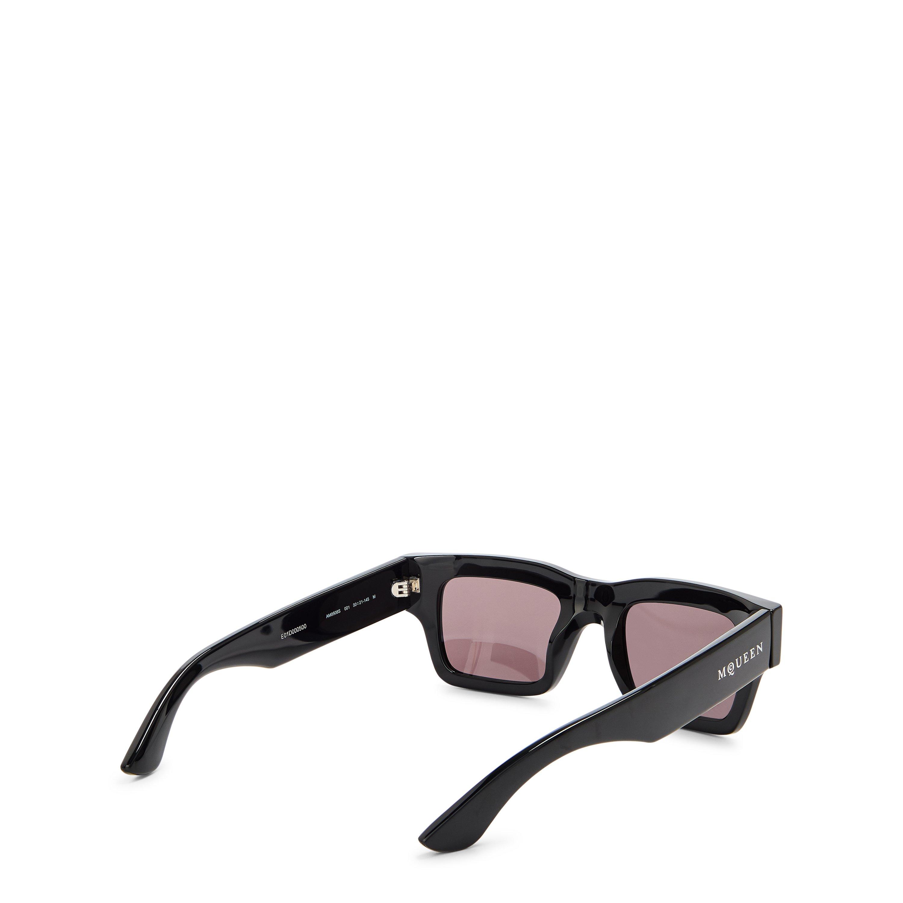 Black - Alexander McQueen - Alex S Rectangle Sun Sn00 - 2