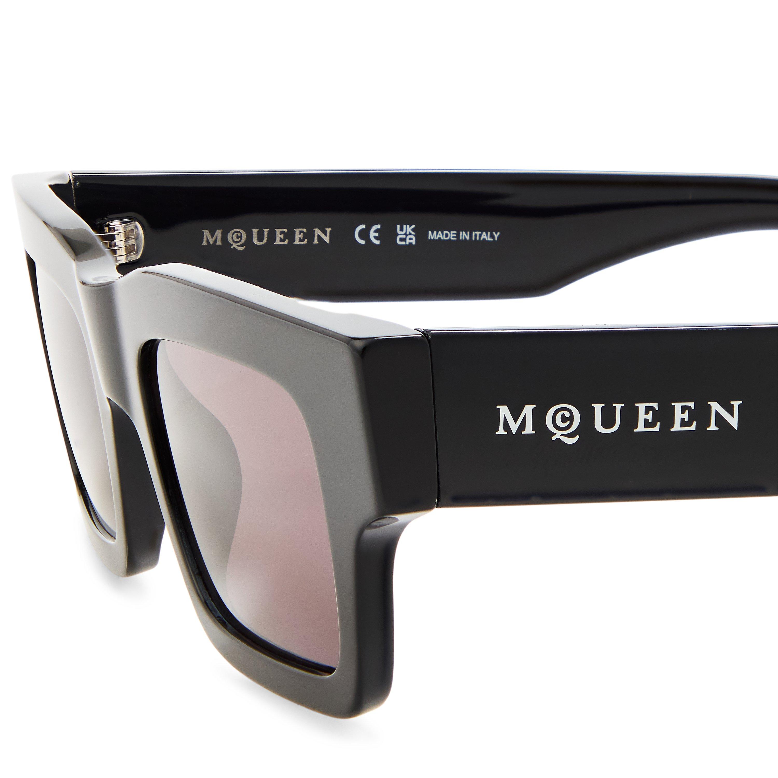Black - Alexander McQueen - Alex S Rectangle Sun Sn00 - 3