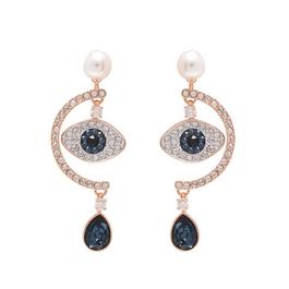 Swarovski Luckily Evil Eye Pierced Earrings