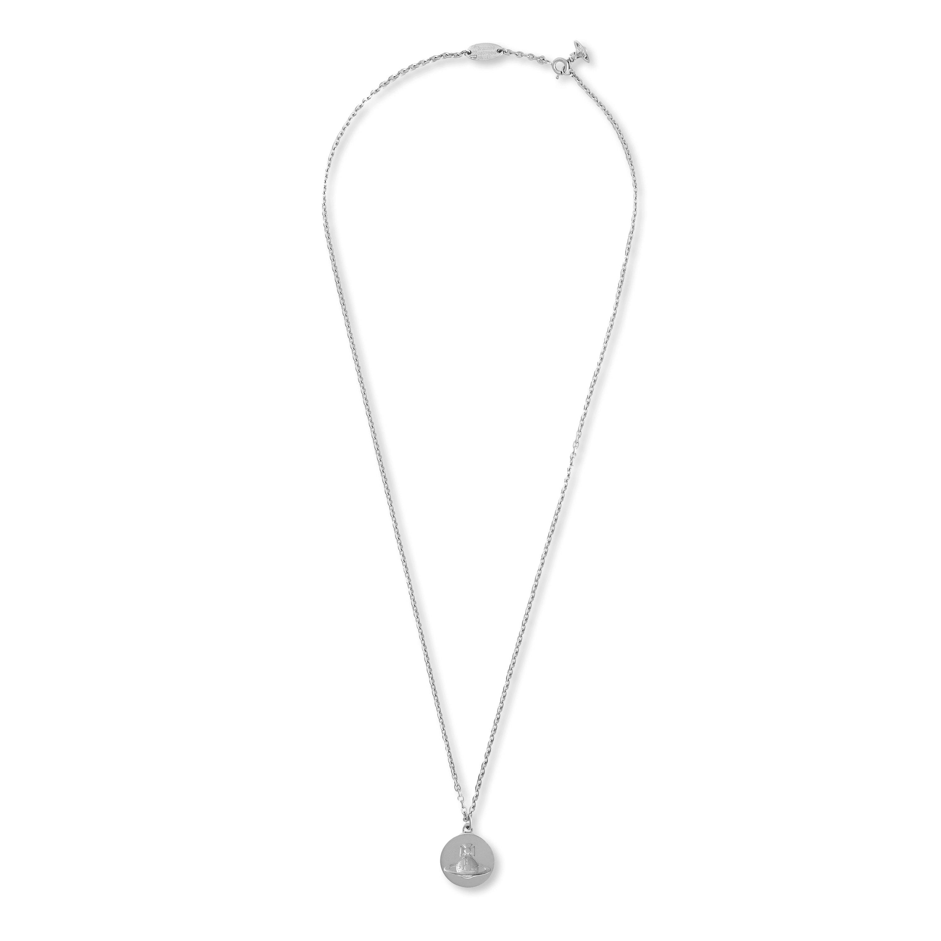 Platinum 925SS - Vivienne Westwood - Adults Viv Janus Pendant Necklace - 5