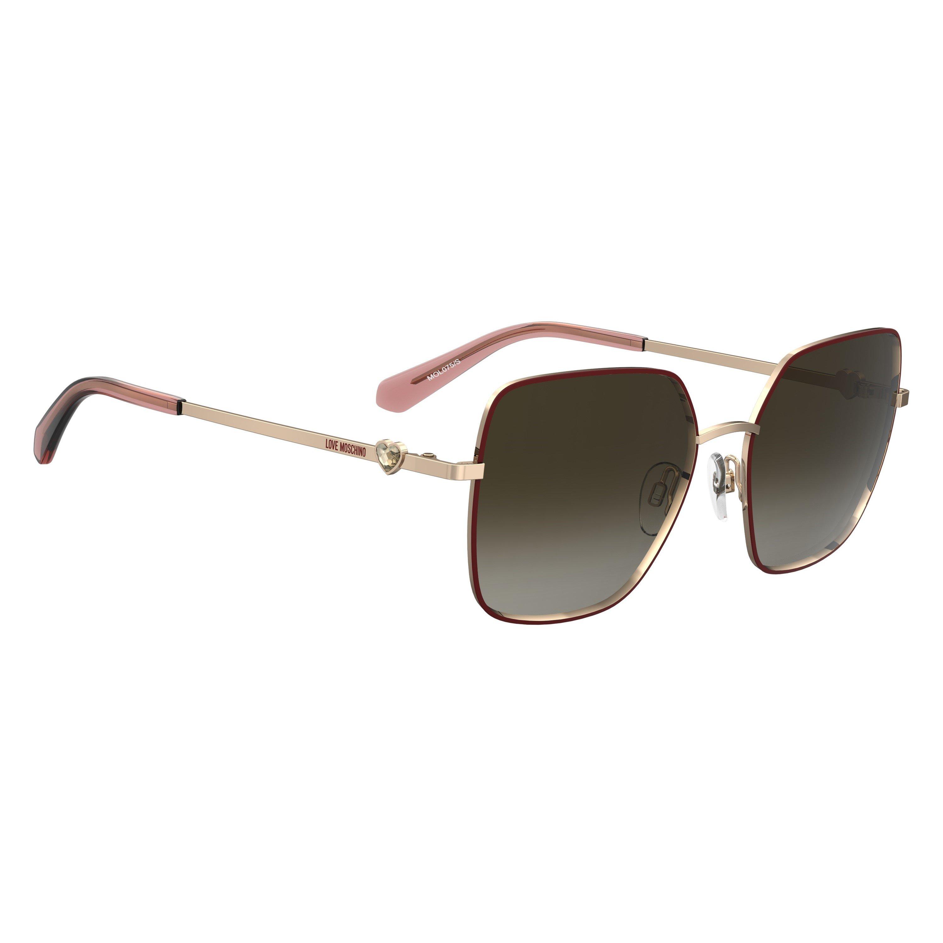 Burgundy Gold - Moschino - MoscSun Rectangular Ld99 - 3
