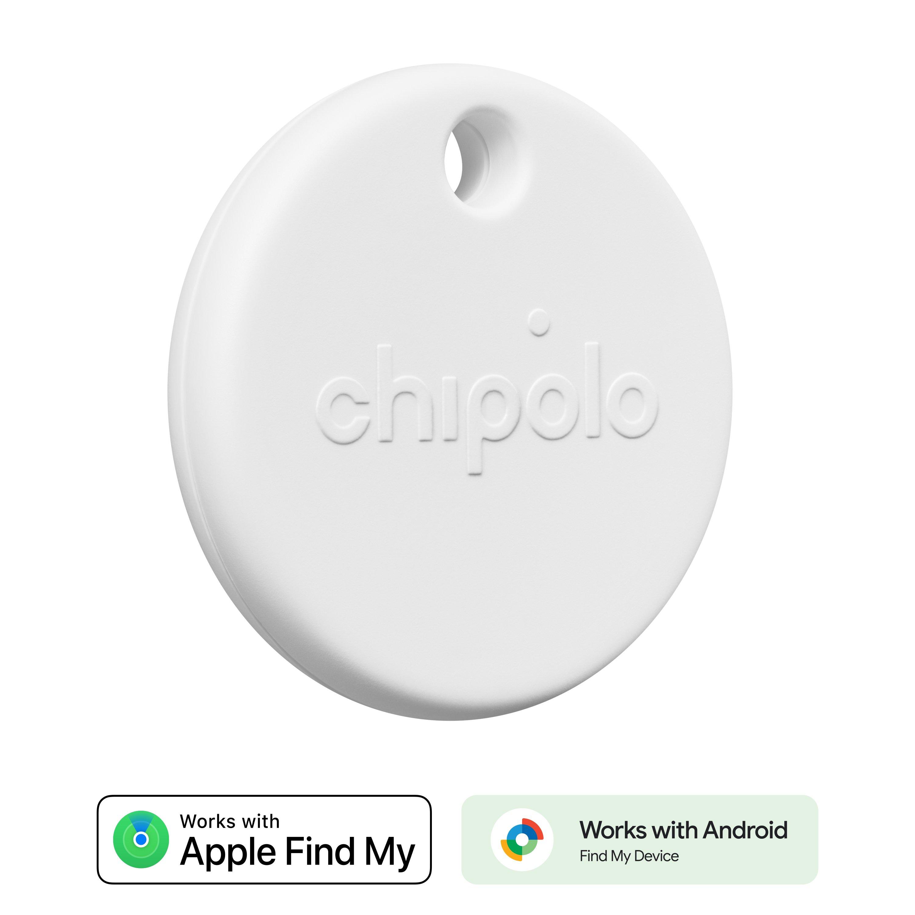 Bianco - Chipolo - POP Tracking tag compatible with Apple Find My or Googles Find My Device - 2