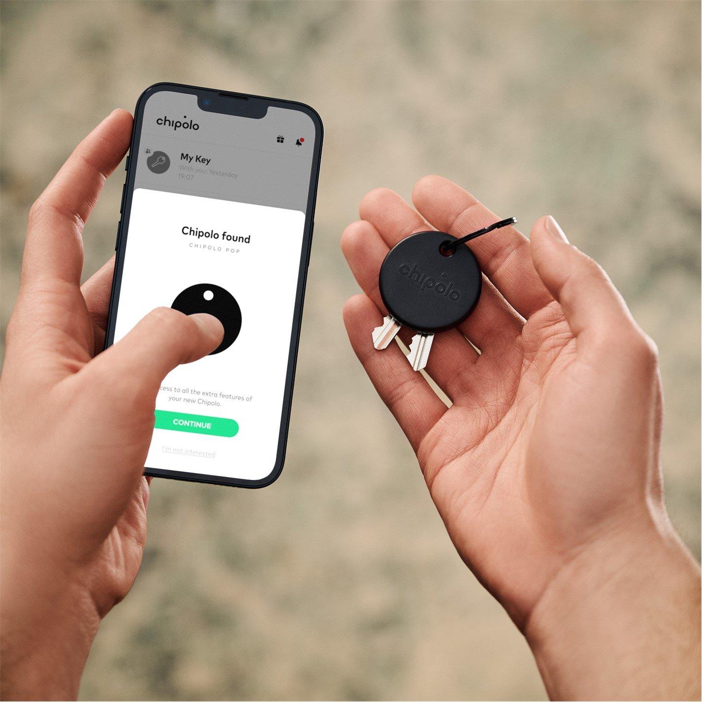 Black - Chipolo - POP Tracking Tag - 2