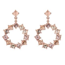 Ted Baker Crissty Statement Crystal Hoop Drop Earrings