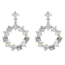 Ted Baker Crissty Statement Crystal Hoop Drop Earrings