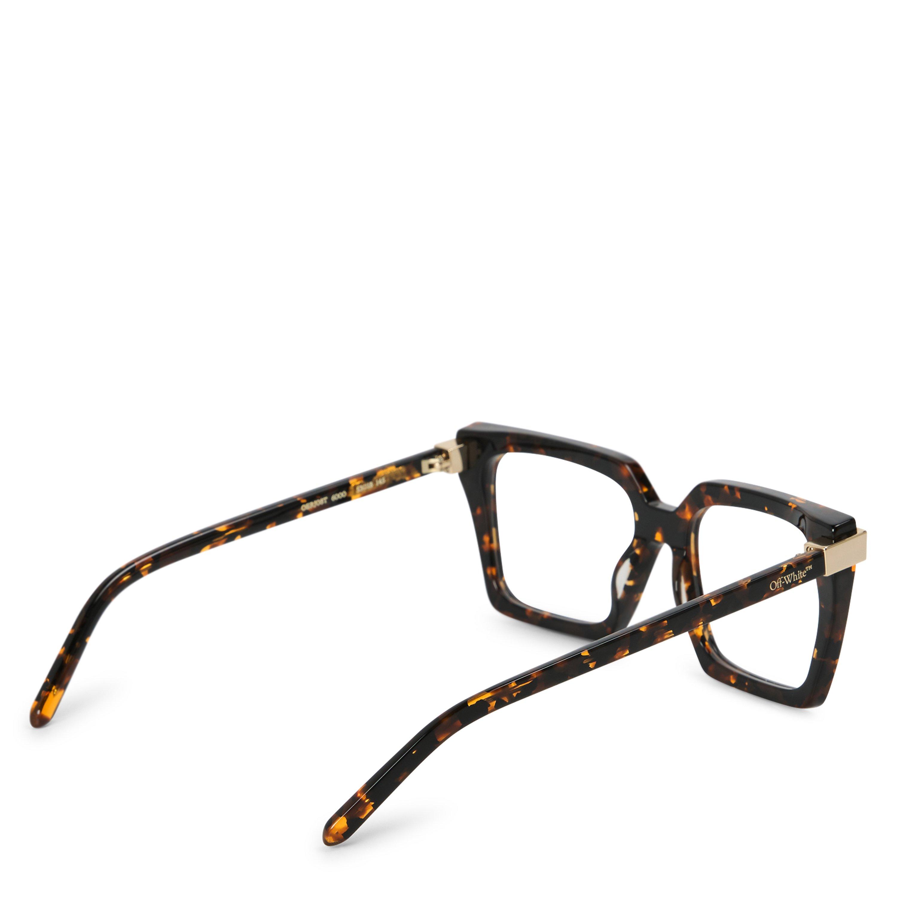 Dark Havana - Off White - Style 8T Acetate Square Sunglasses - 2