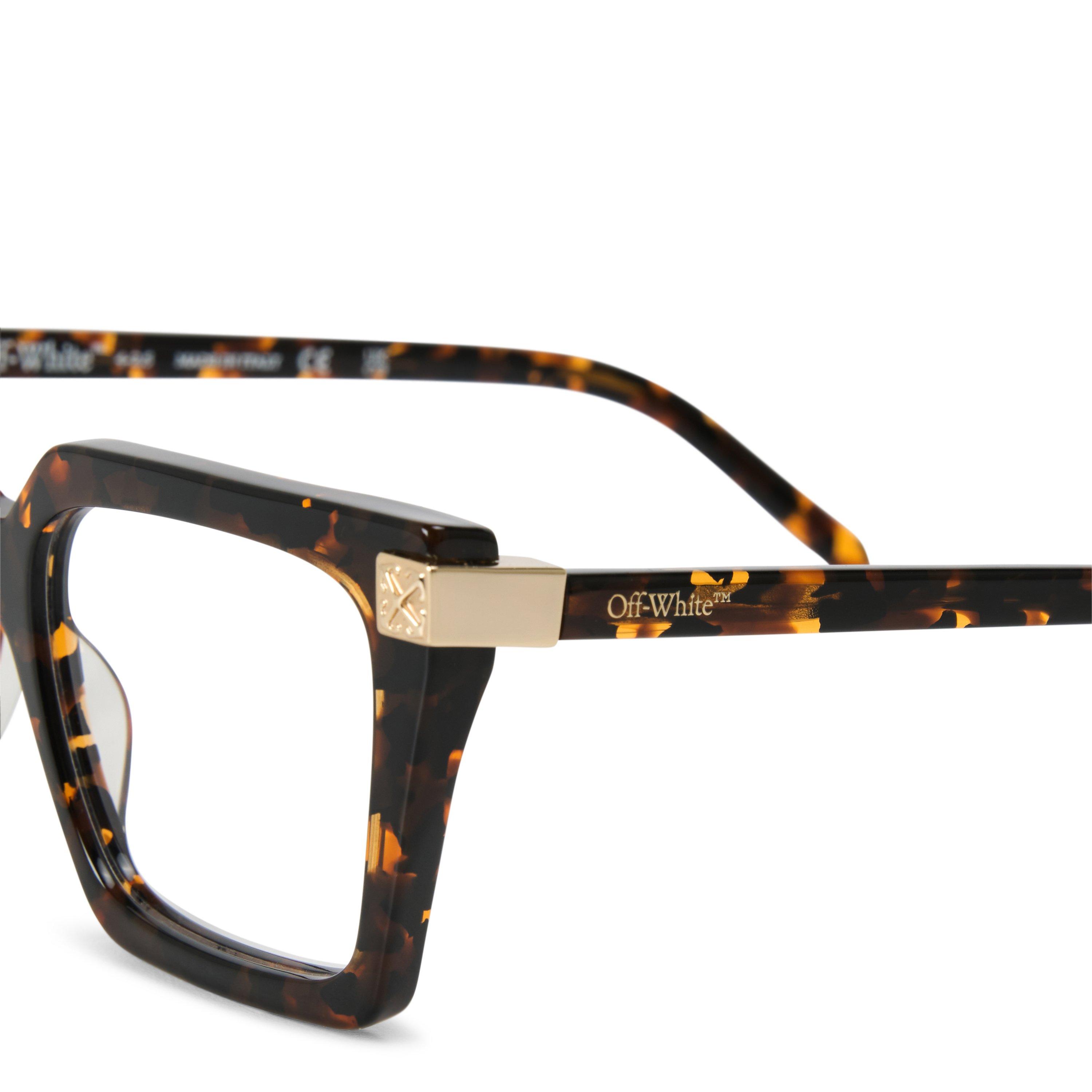 Dark Havana - Off White - Style 8T Acetate Square Sunglasses - 3