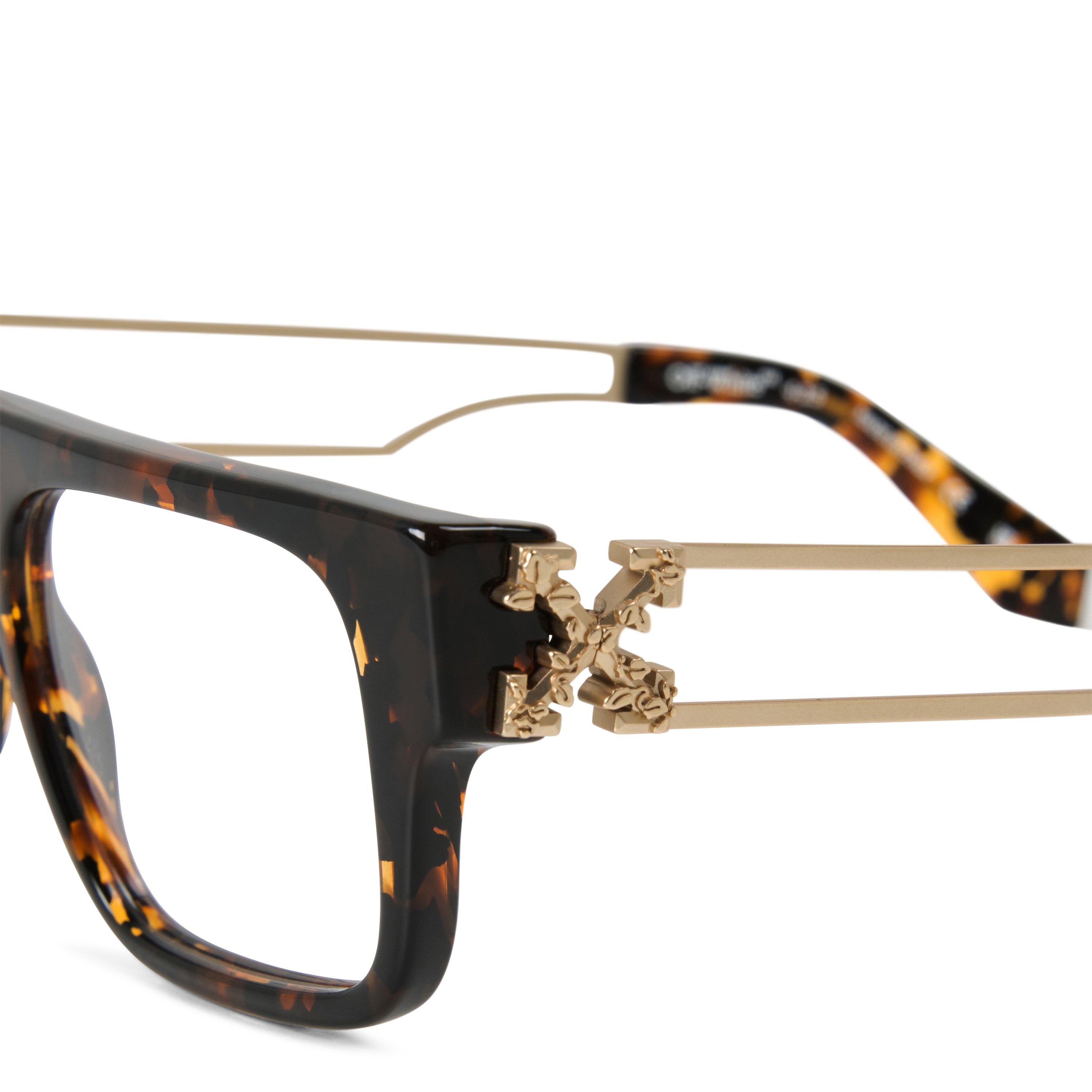 Dark Havana - Off White - Style 8X Round Sunglasses - 3