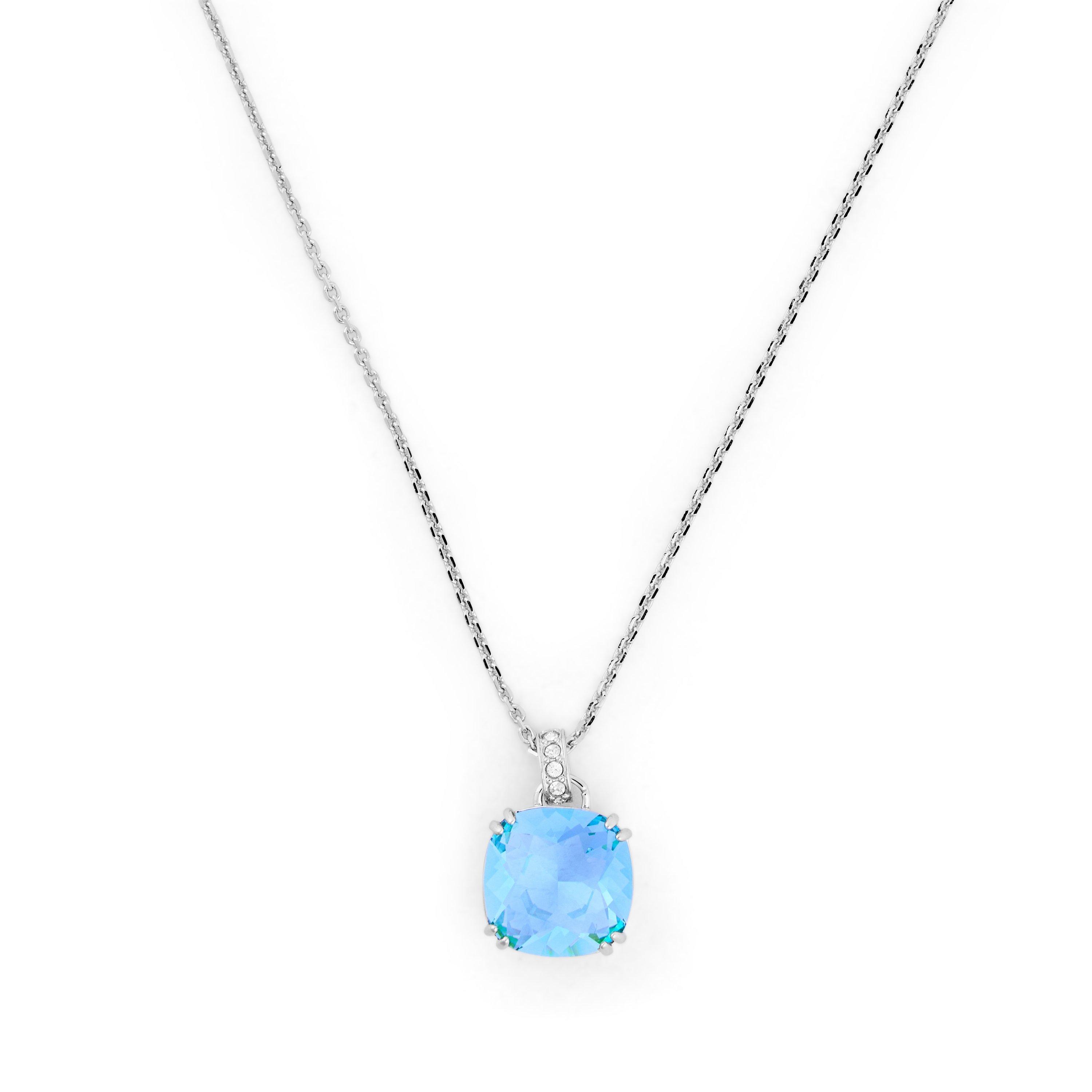 Silver Blue - Swarovski - Millenia Pendant Necklace - 1