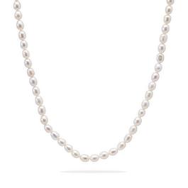 Common Lines Pearl Necklace