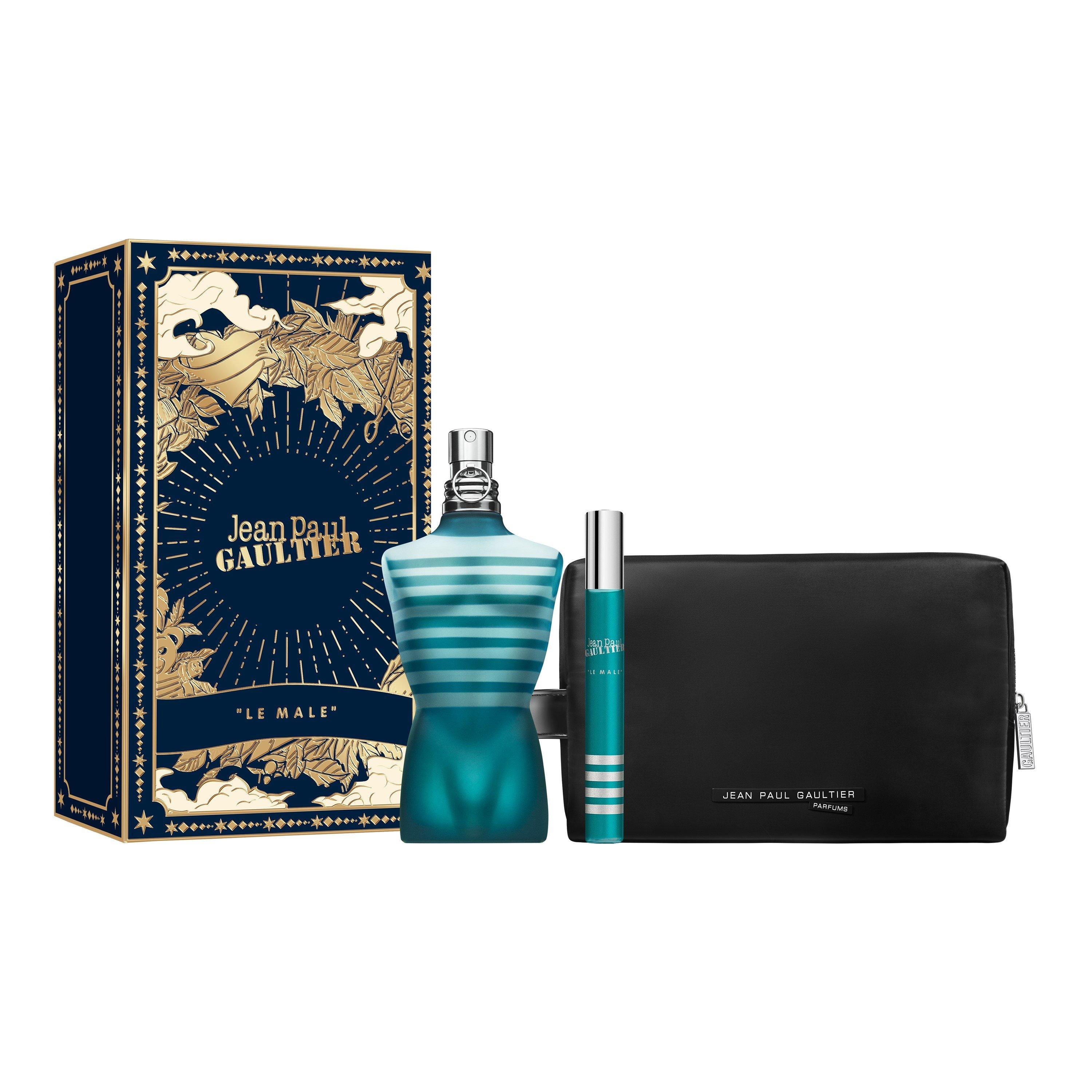 Clear - Jean Paul Gaultier - JPG Set Le Male Eau de Toilette 125 ml + 10 ml + Toiletry Bag - 1