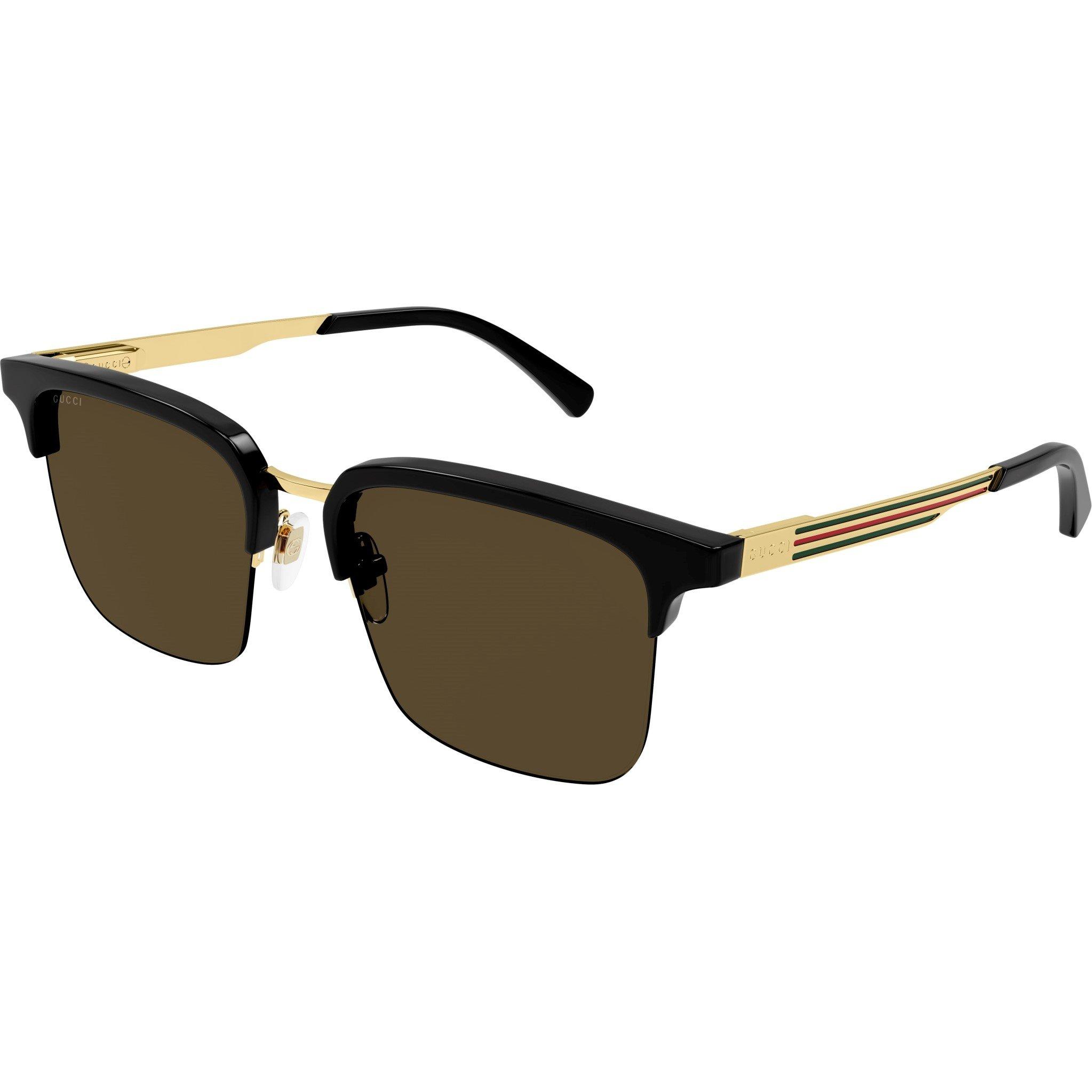 Gold/Black - Gucci - Gucci GG1226S Mens Clubmaster Sunglasses - 1
