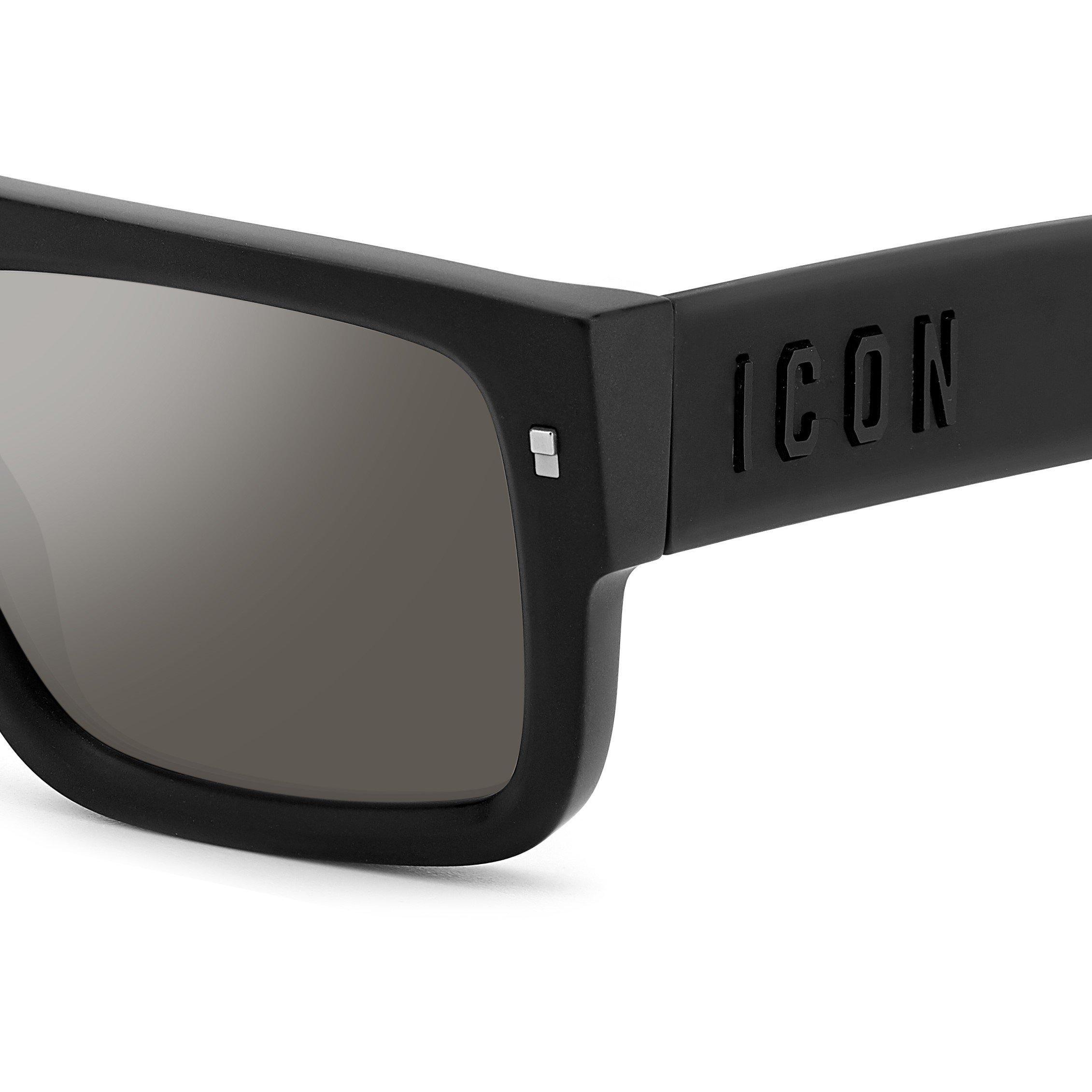 Matte Black - DSquared2 - DSQ Sun Rectangular Sn63 - 4
