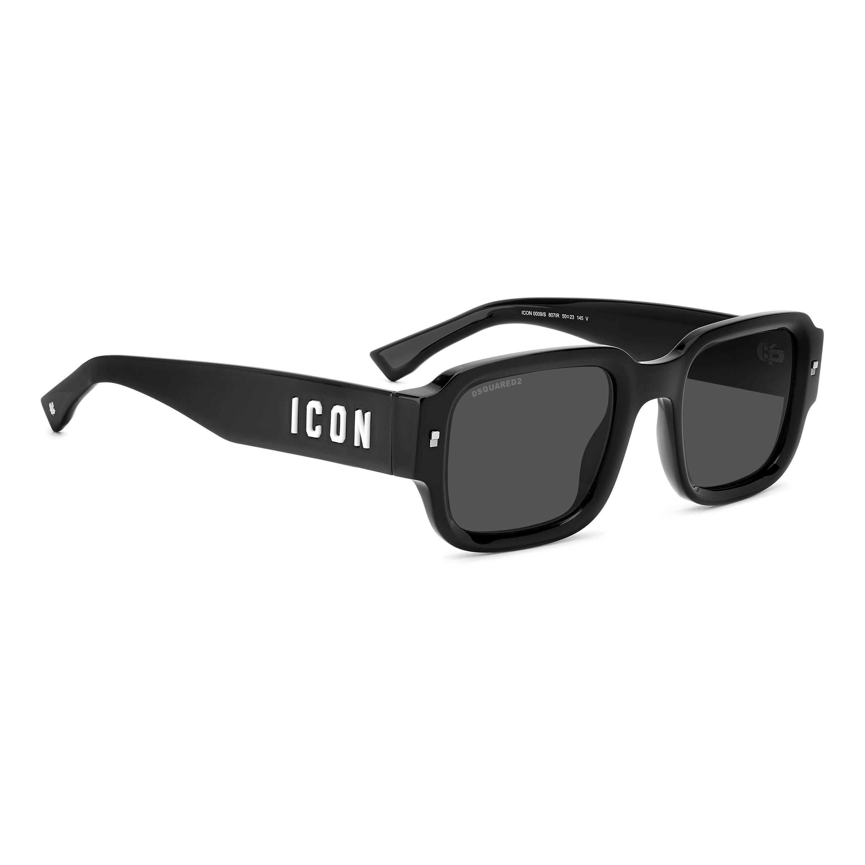 Black - DSquared2 - DSQ Sun Rectangular Sn63 - 3