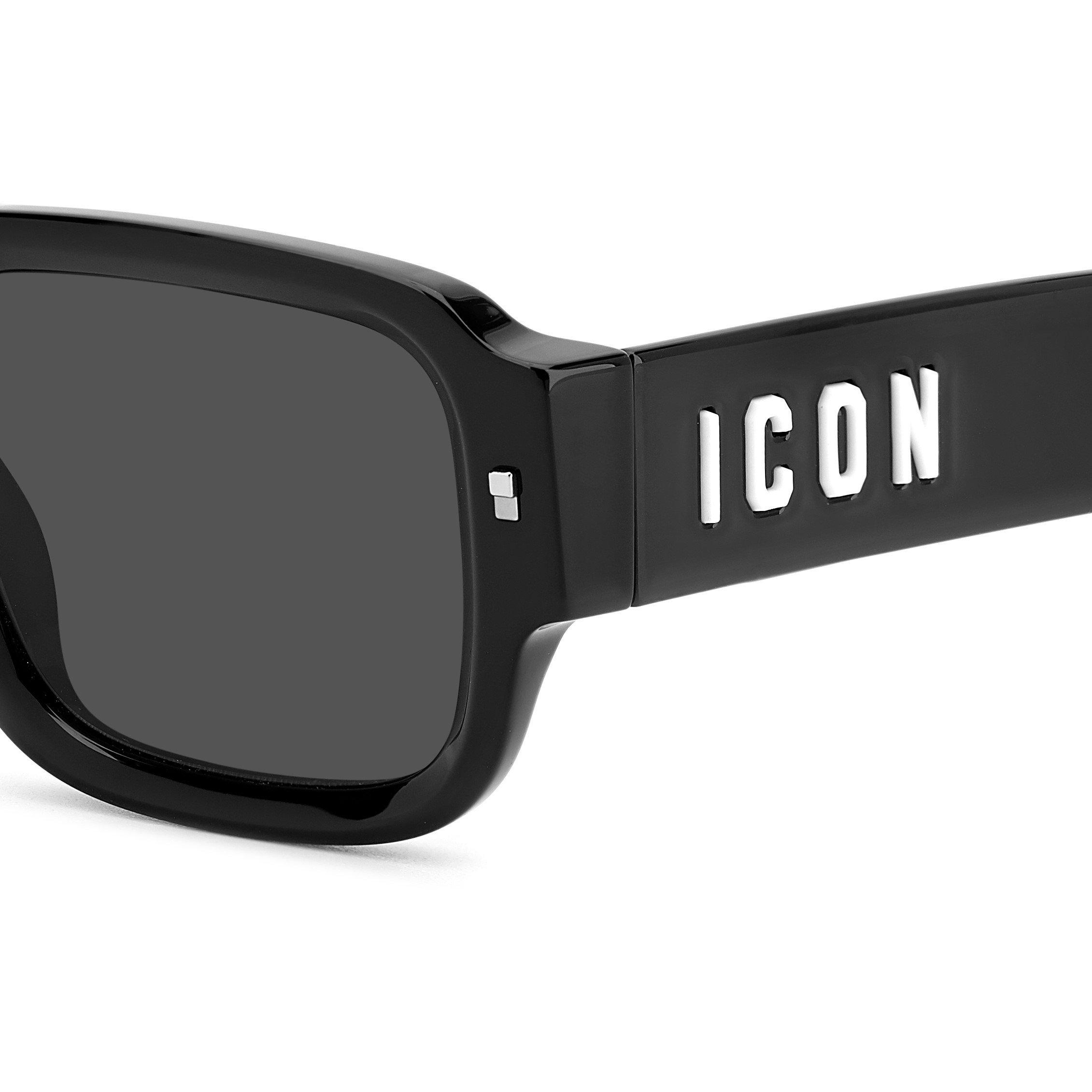Black - DSquared2 - DSQ Sun Rectangular Sn63 - 4