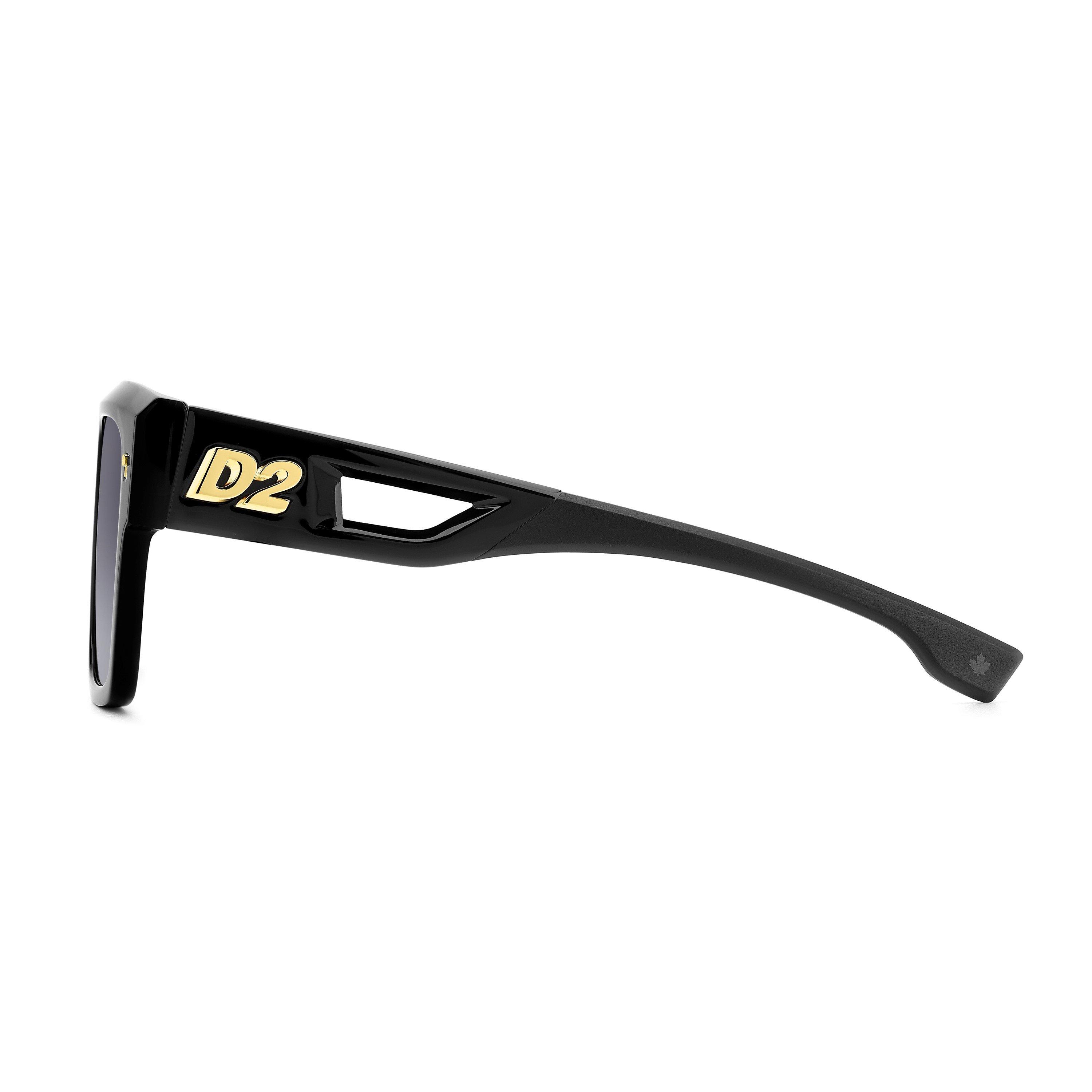 Black - DSquared2 - DSQ Sun Rectangular Sn63 - 5