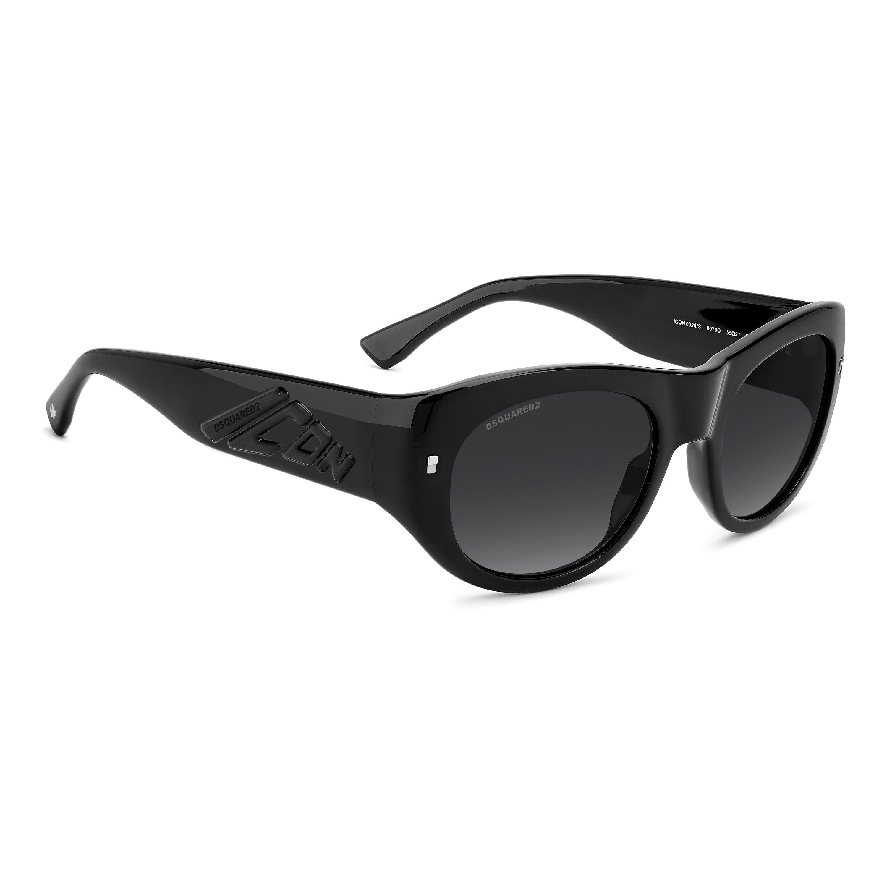 Black - DSquared2 - DSQ Sun Oval SunGls Sn63 - 3