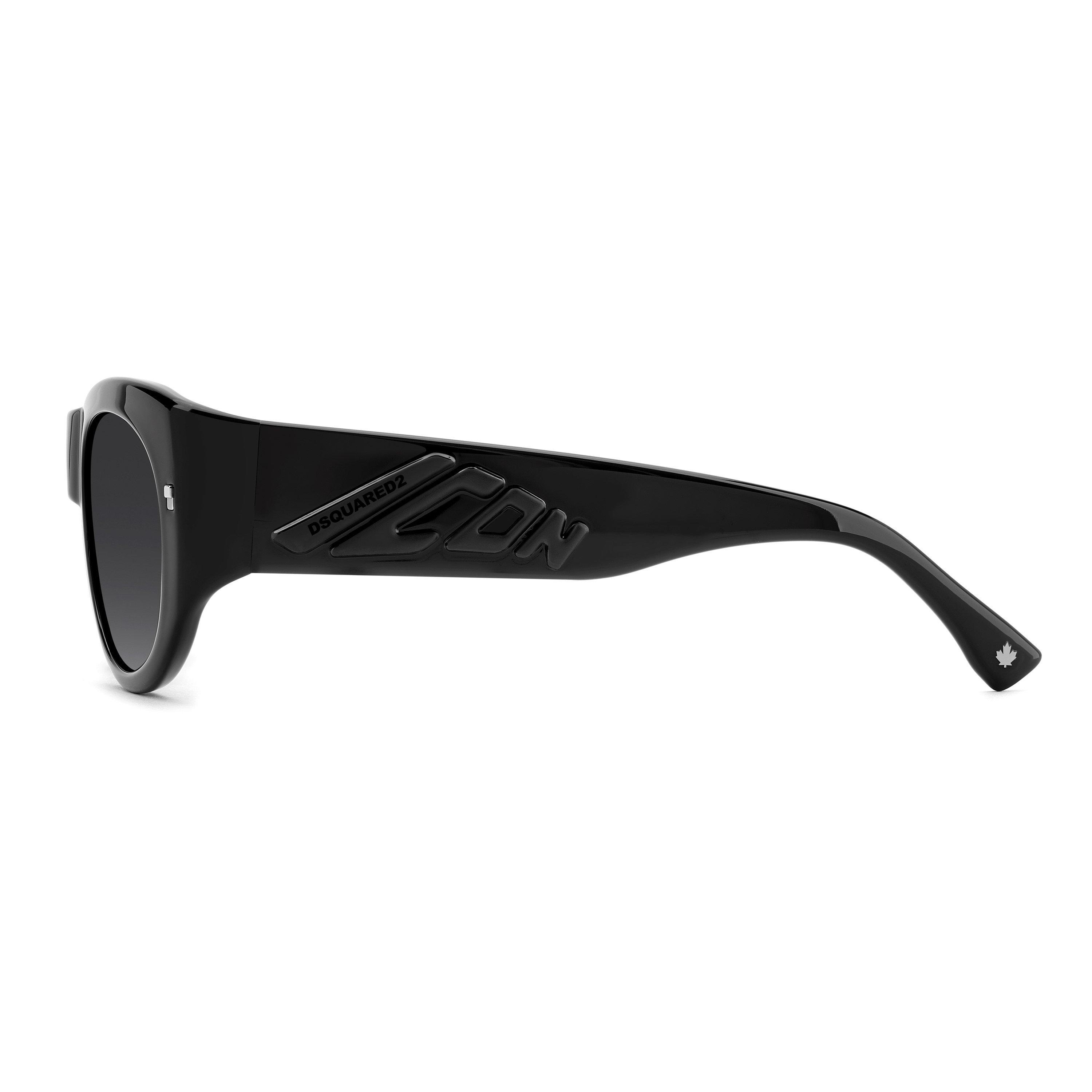Black - DSquared2 - DSQ Sun Oval SunGls Sn63 - 5
