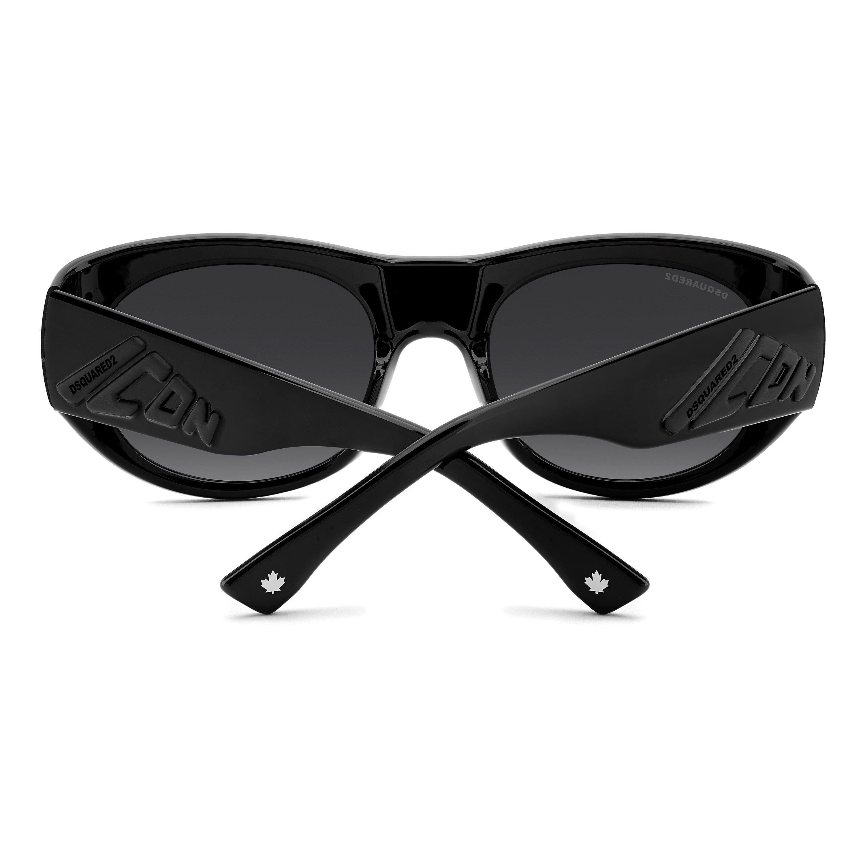 Black - DSquared2 - DSQ Sun Oval SunGls Sn63 - 6