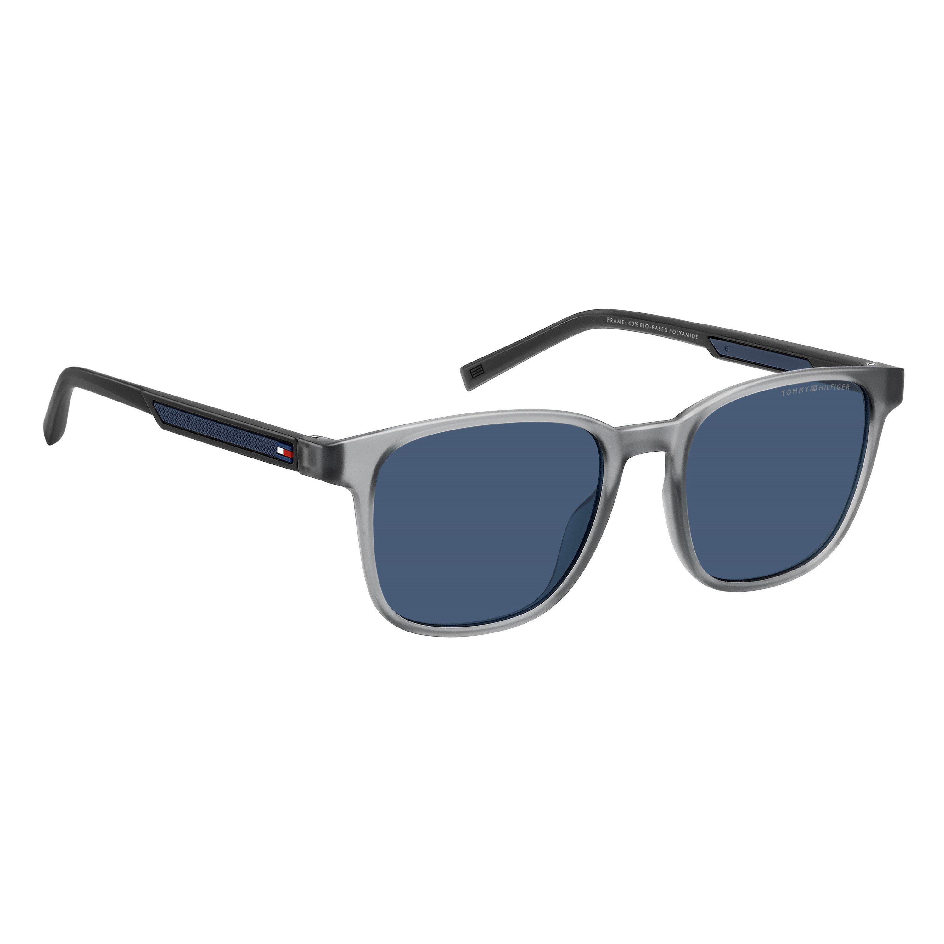 Grey Blue - Tommy Hilfiger - Hil Sun Rectangular Sn63 - 3