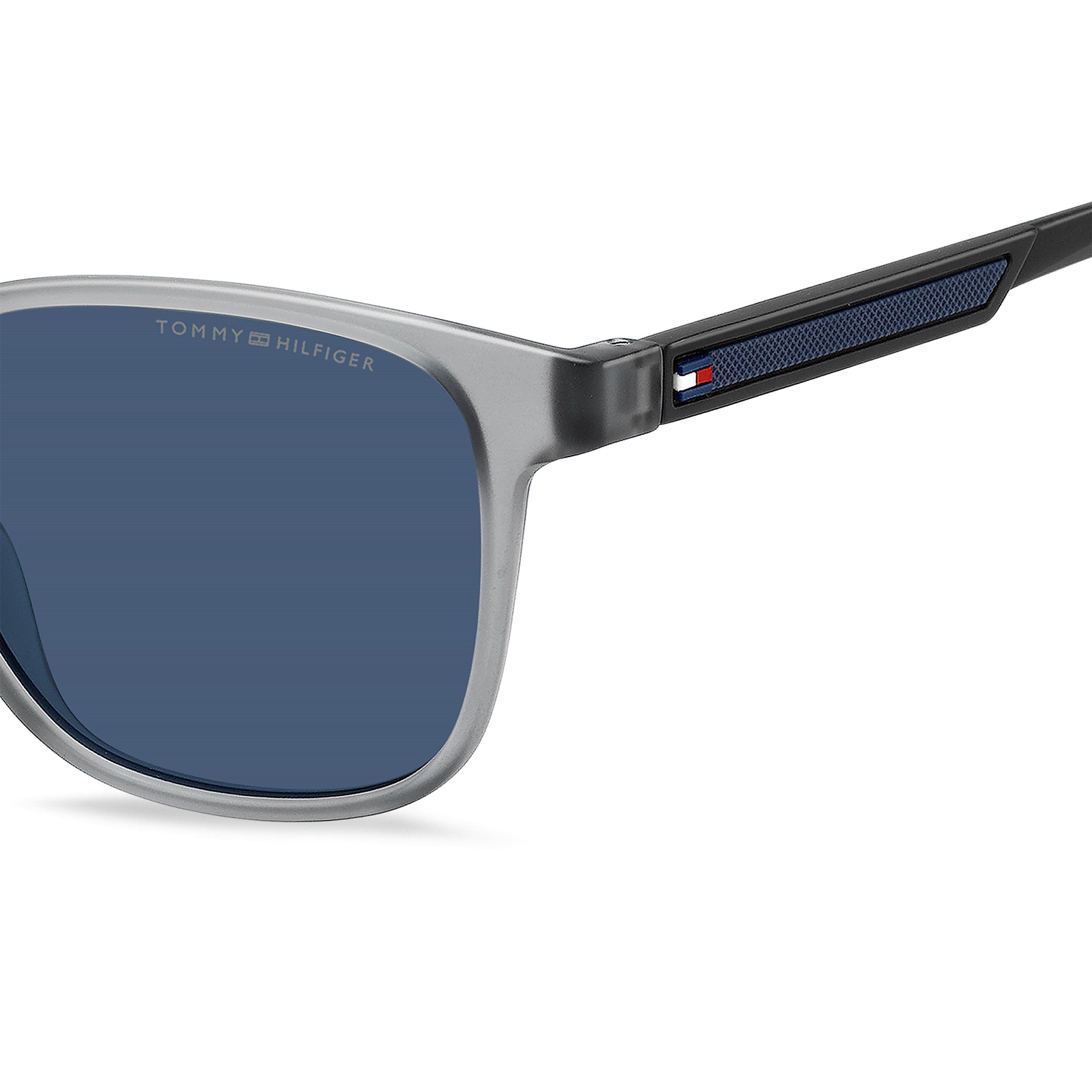 Grey Blue - Tommy Hilfiger - Hil Sun Rectangular Sn63 - 4