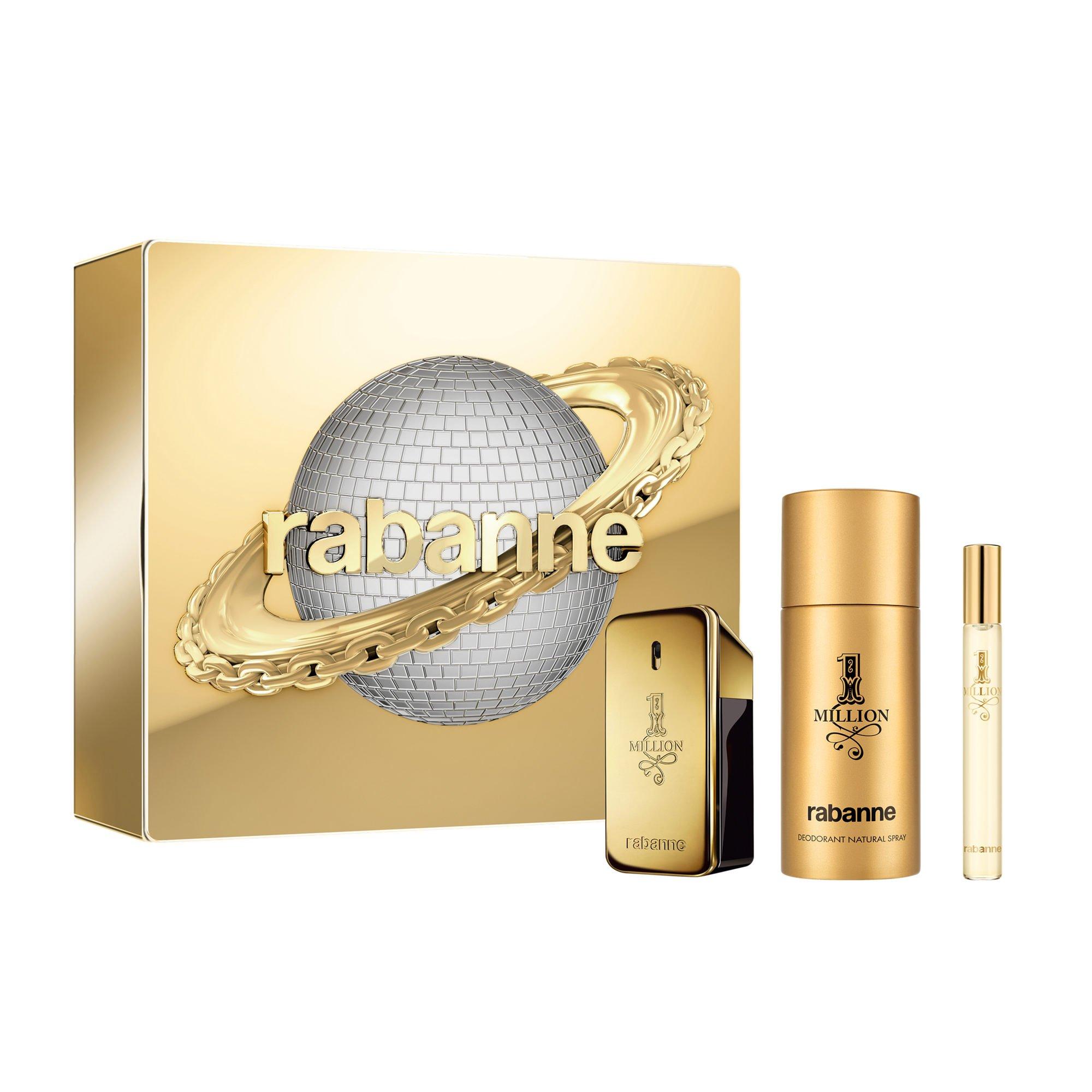 Clear - Rabanne - Rabanne Set 1 Million Eau de Toilette 50 ml + Deodorant 150 ml + Eau de Toilette 10 ml - 1