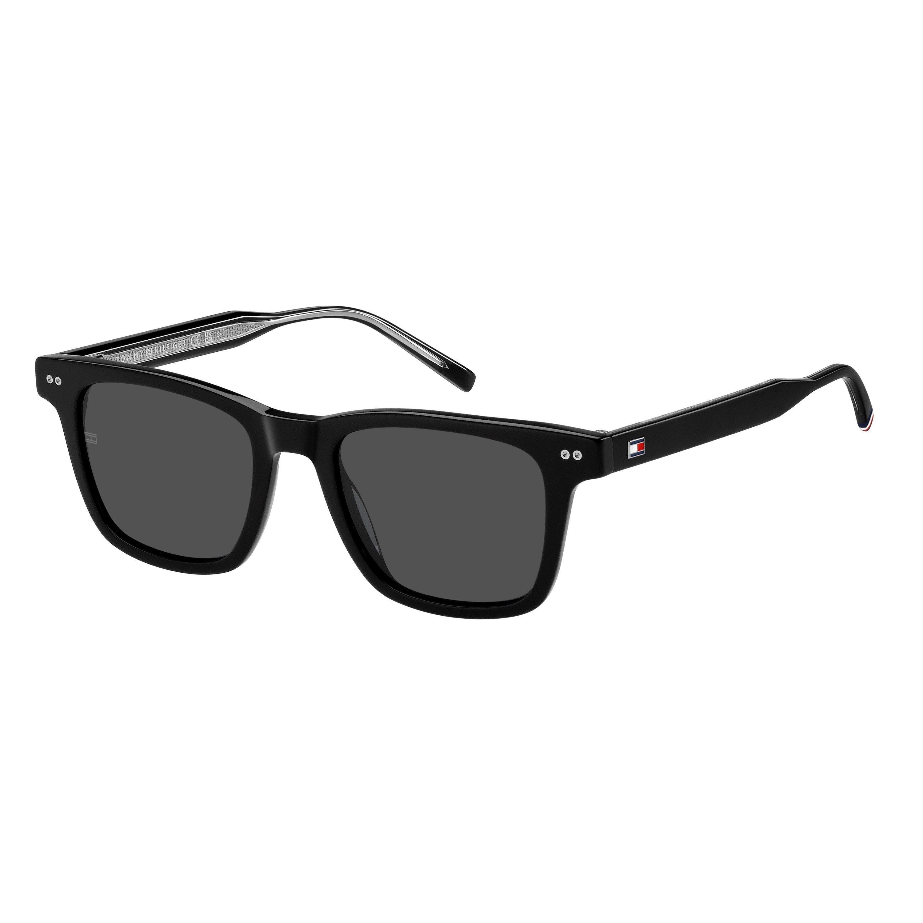 Black - Tommy Hilfiger - Hil Sun Rectangular Sn63 - 1