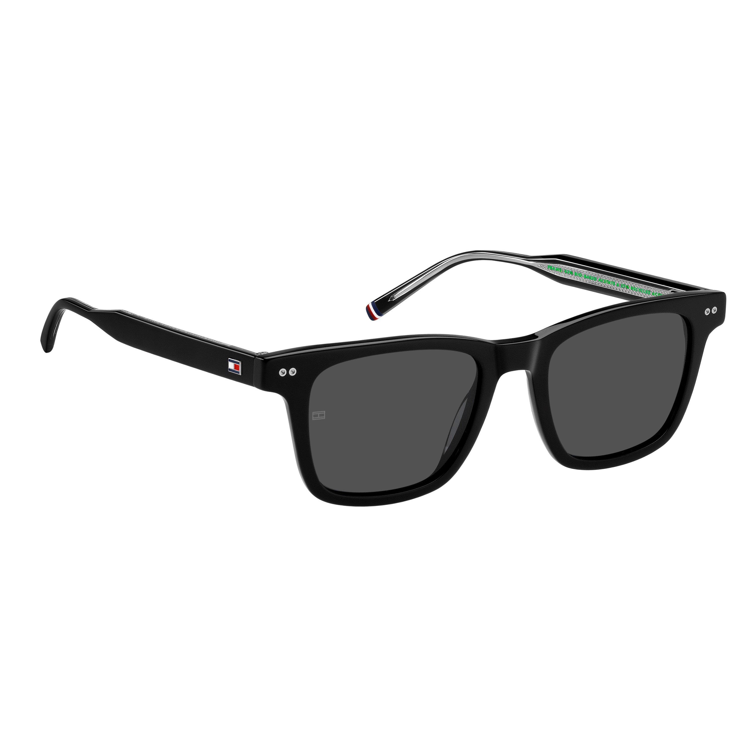 Black - Tommy Hilfiger - Hil Sun Rectangular Sn63 - 3