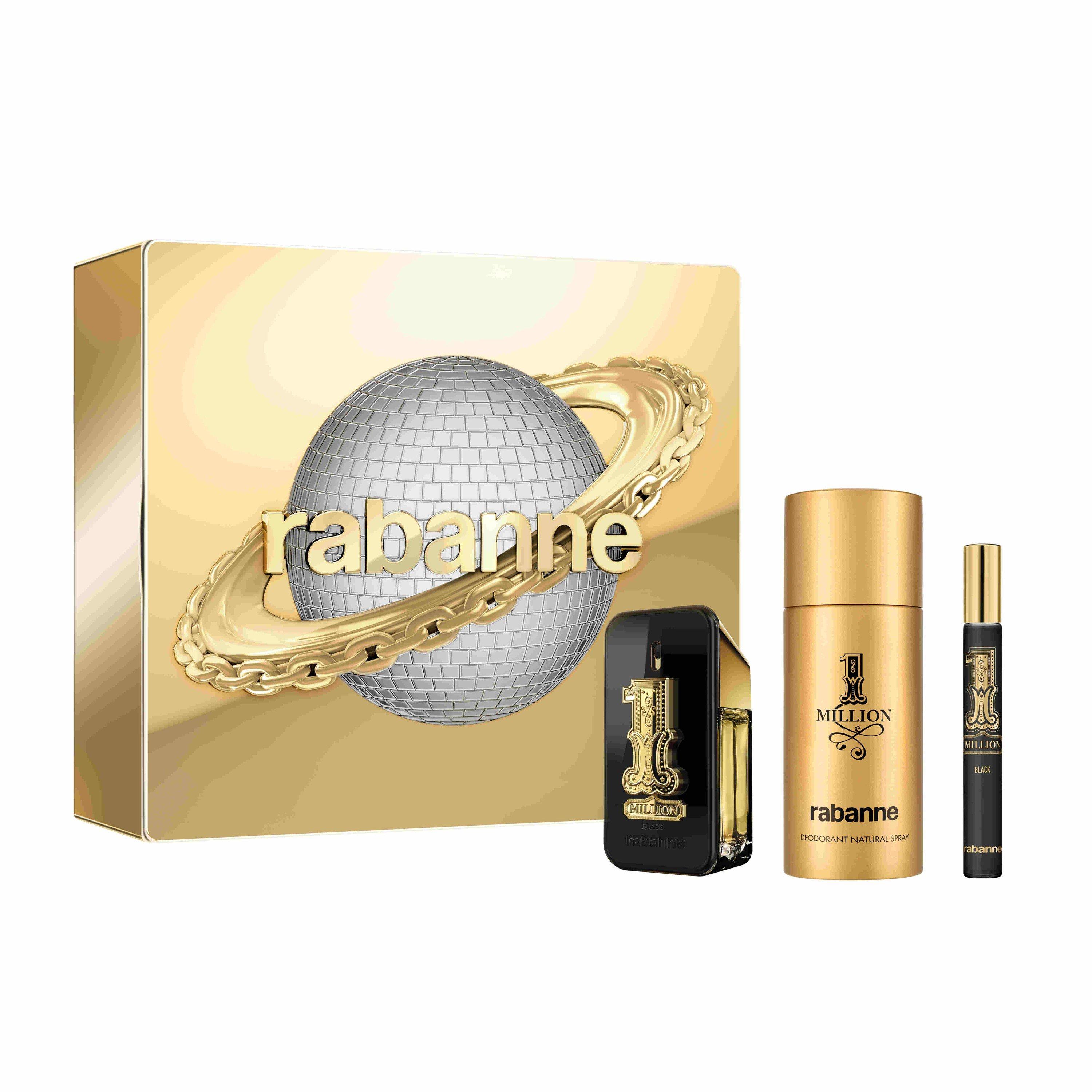Clear - Rabanne - Rabanne Set 1 Million Black Eau de Parfum 50 ml + 10 ml + Deodorant 150 ml - 1