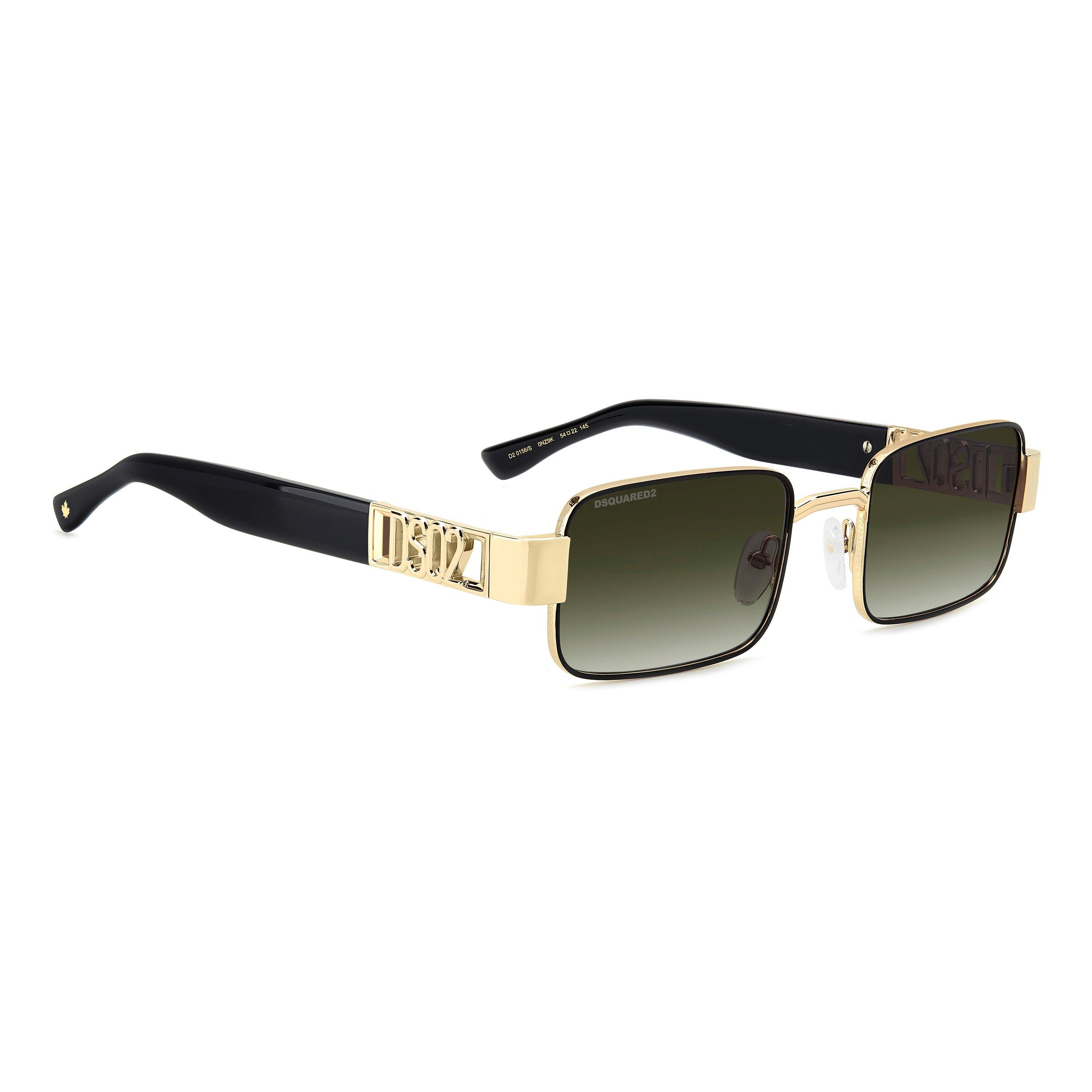Matte Gold - DSquared2 - DSQ Sun Rectangular Sn63 - 3