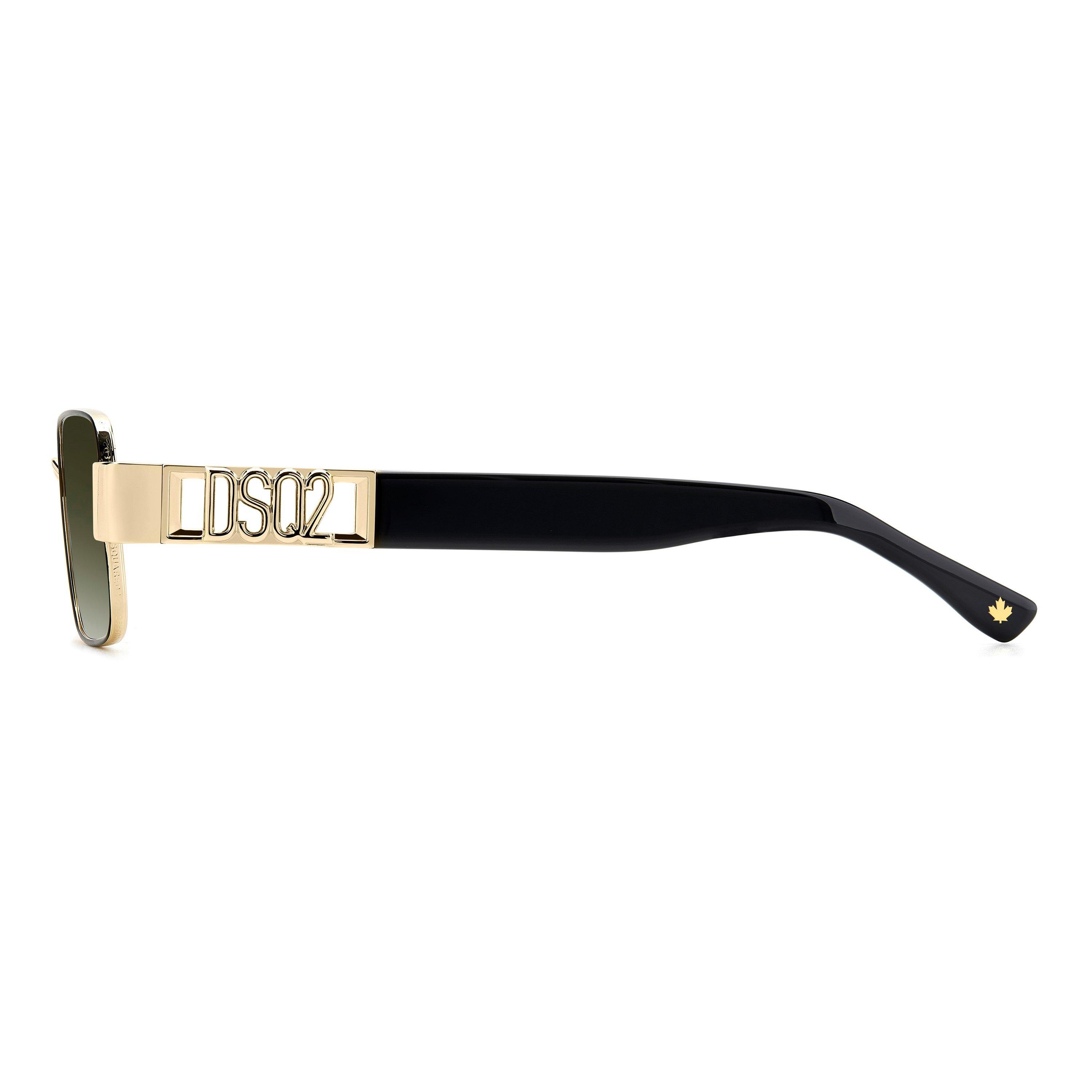Matte Gold - DSquared2 - DSQ Sun Rectangular Sn63 - 4