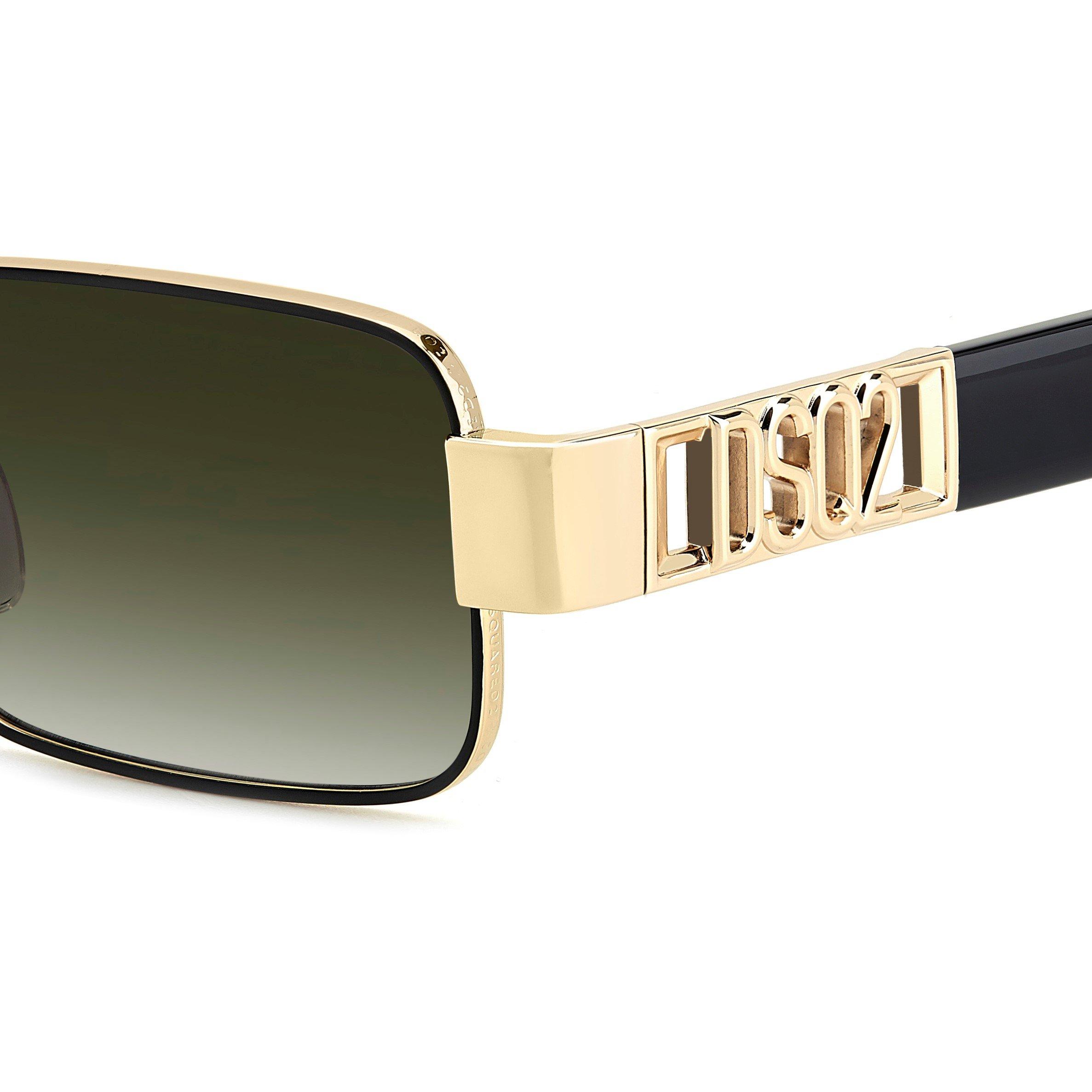 Matte Gold - DSquared2 - DSQ Sun Rectangular Sn63 - 5