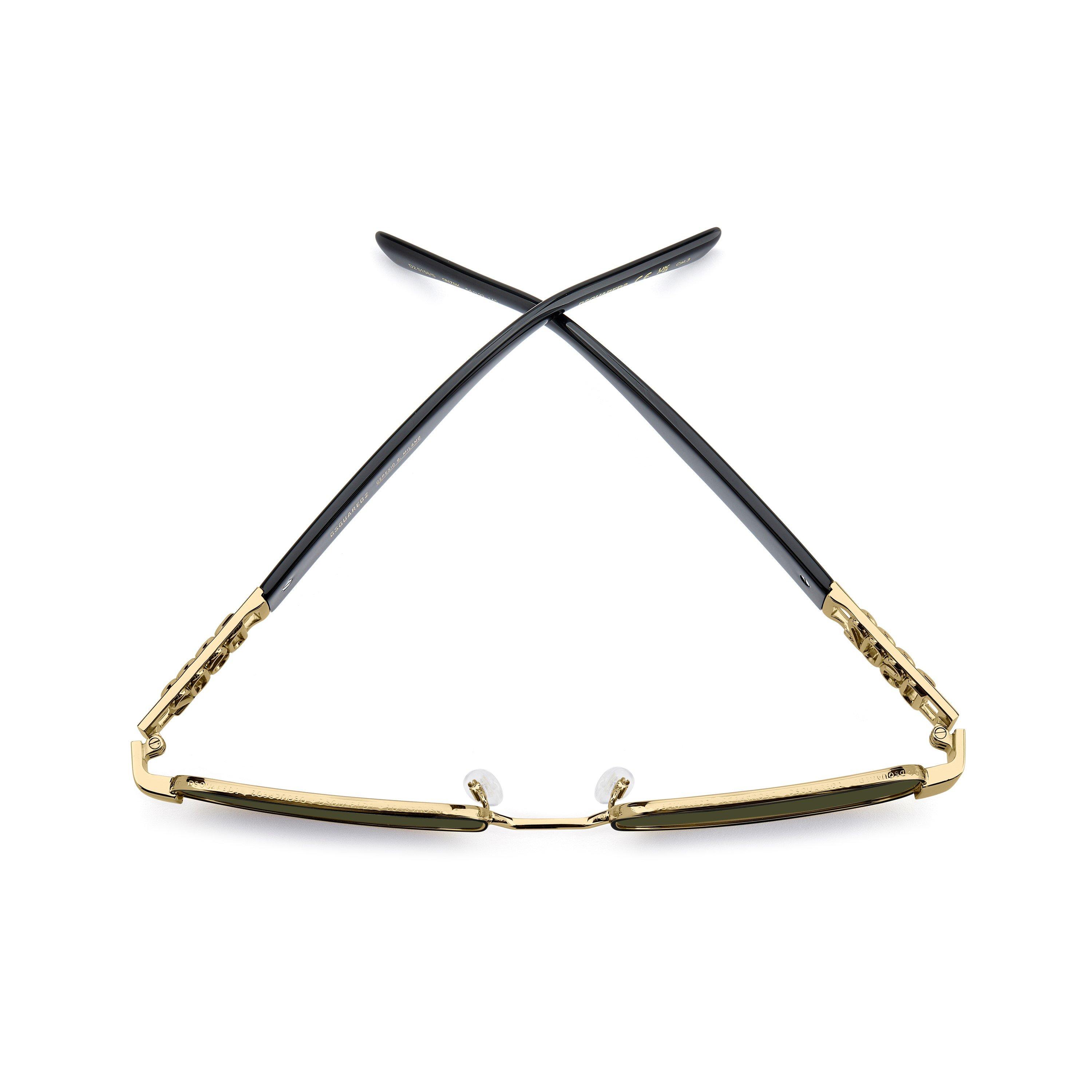 Matte Gold - DSquared2 - DSQ Sun Rectangular Sn63 - 7