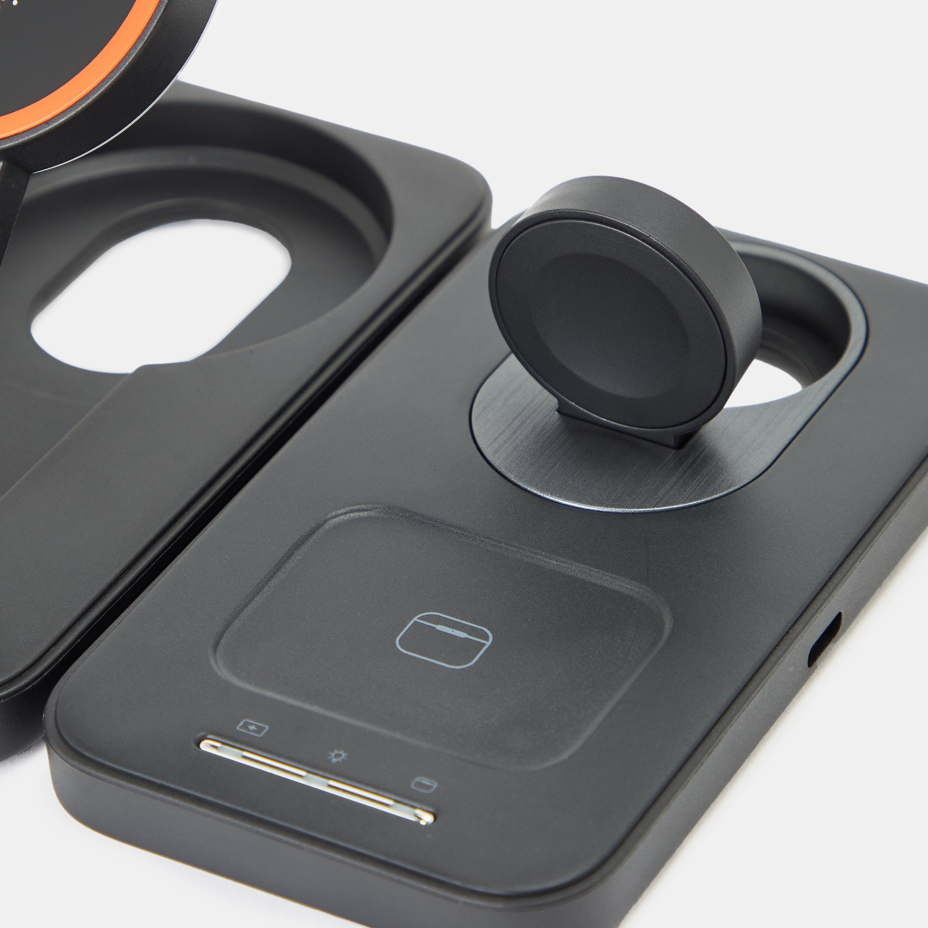 Black - Athena - 3-in-1 Wireless Charger - 3