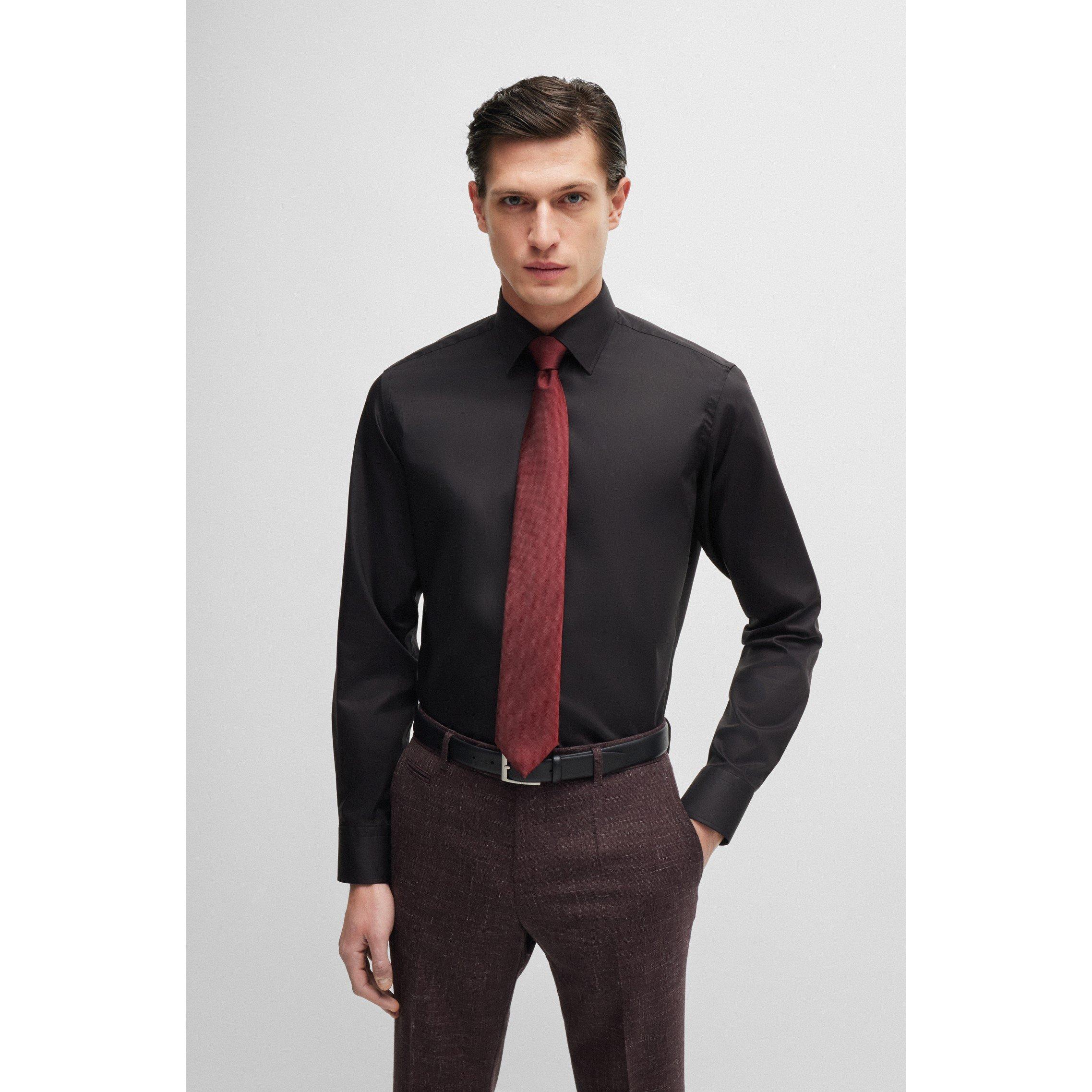 Dark Red - Boss - H  Tie 7.5 - 3