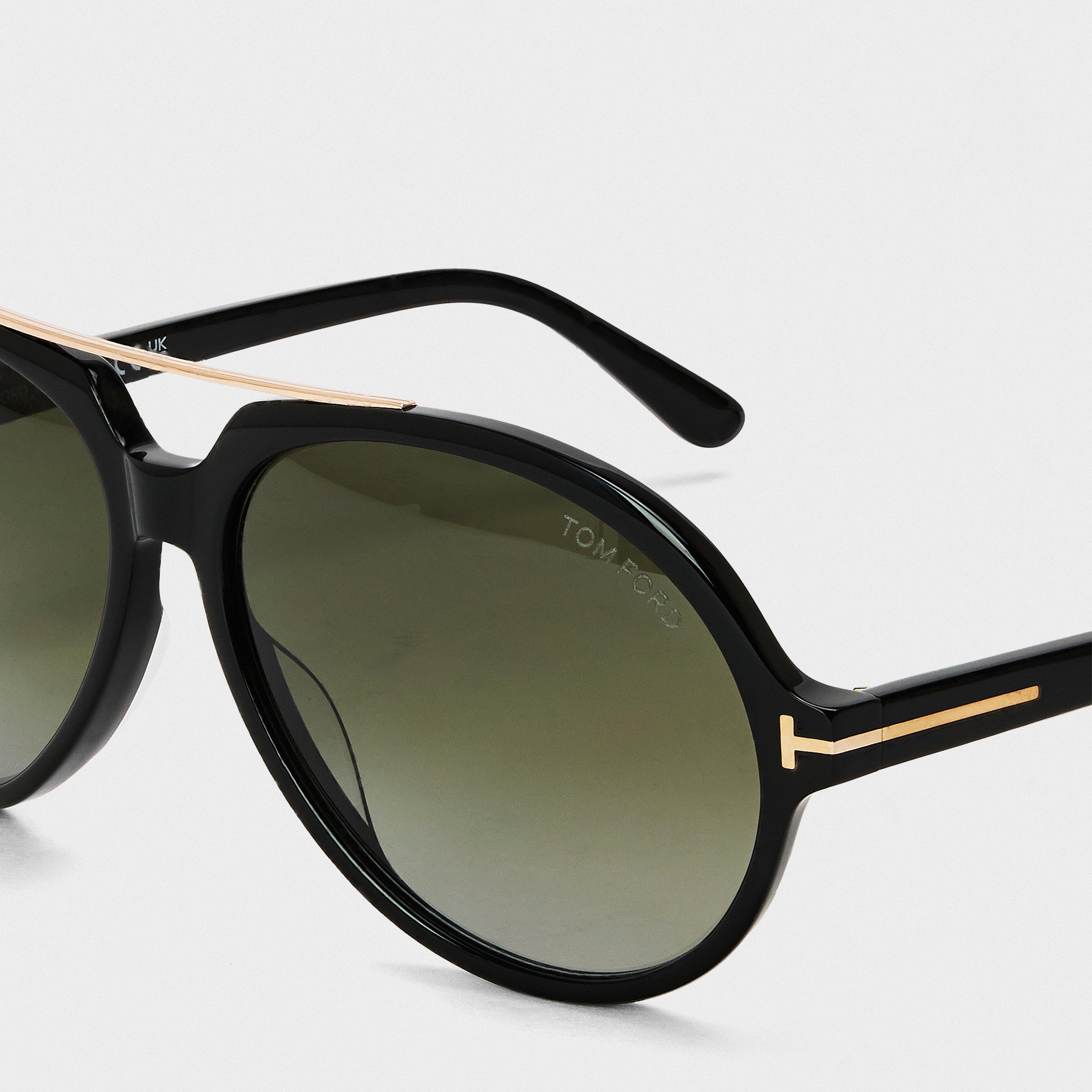 Black - Tom Ford - Men's Aviator Sunglasses, Aviator Style - 4