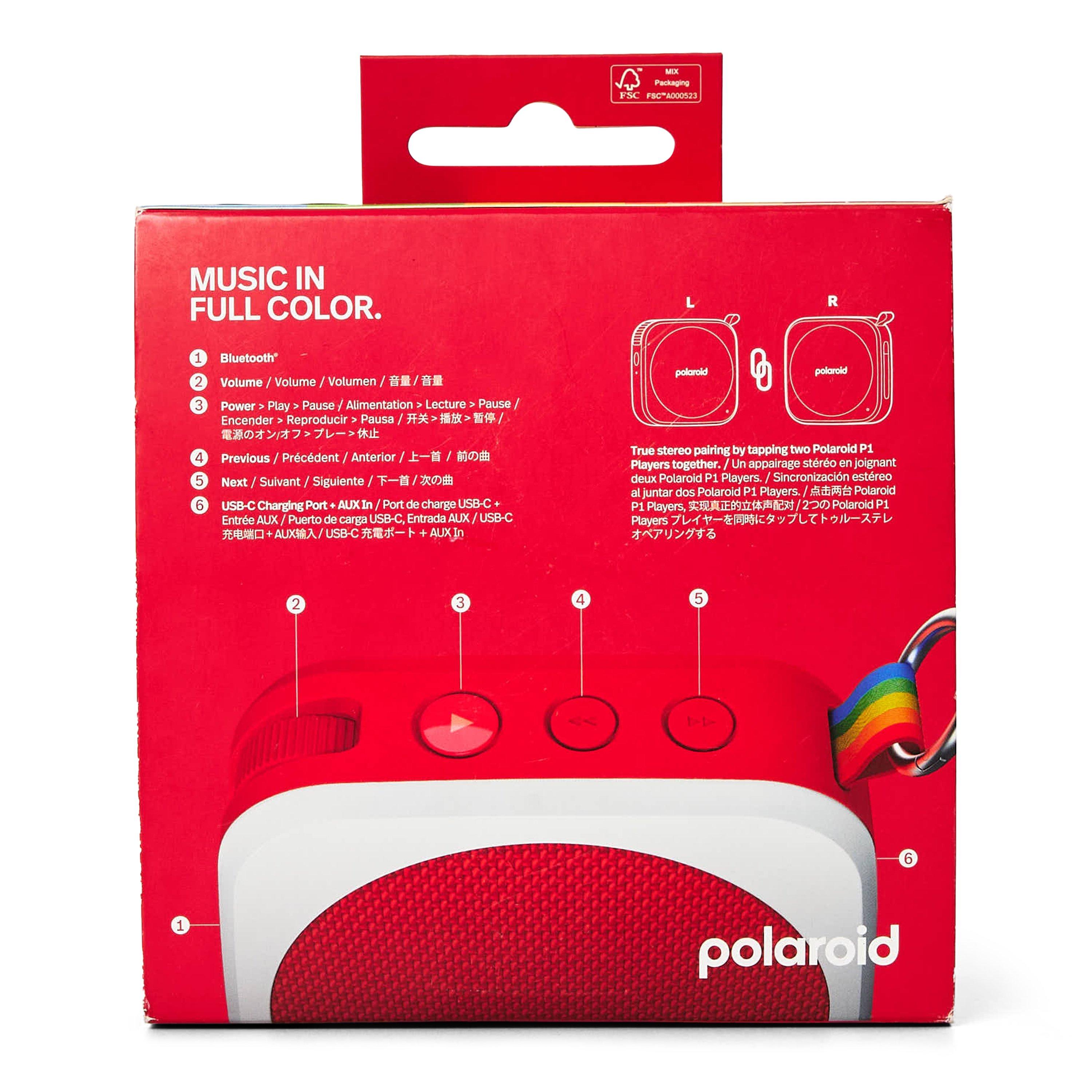 Red / White - Polaroid - Polaroid Music P1 10 - 2