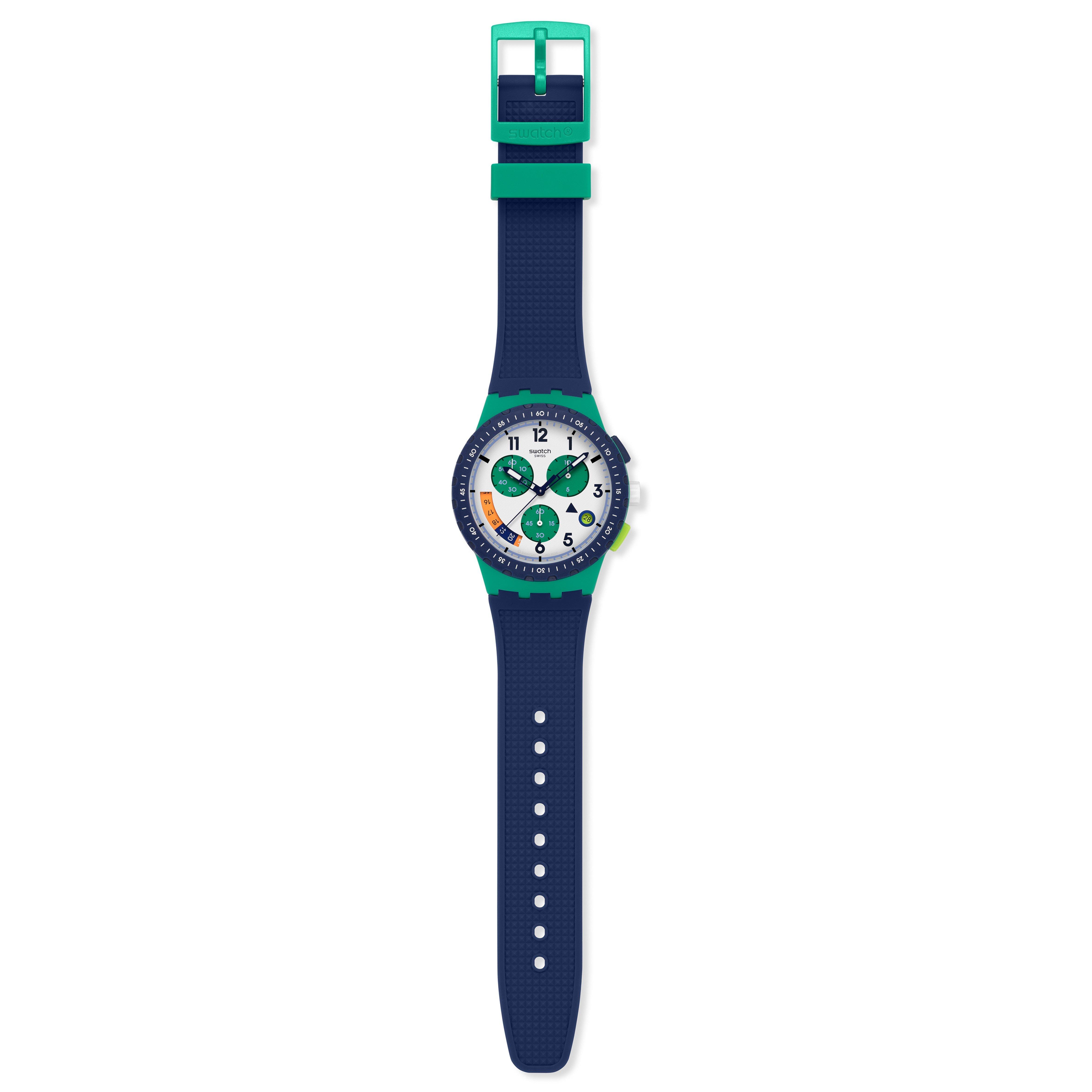 White/Green - Swatch - Men's Essentials Watch - 3